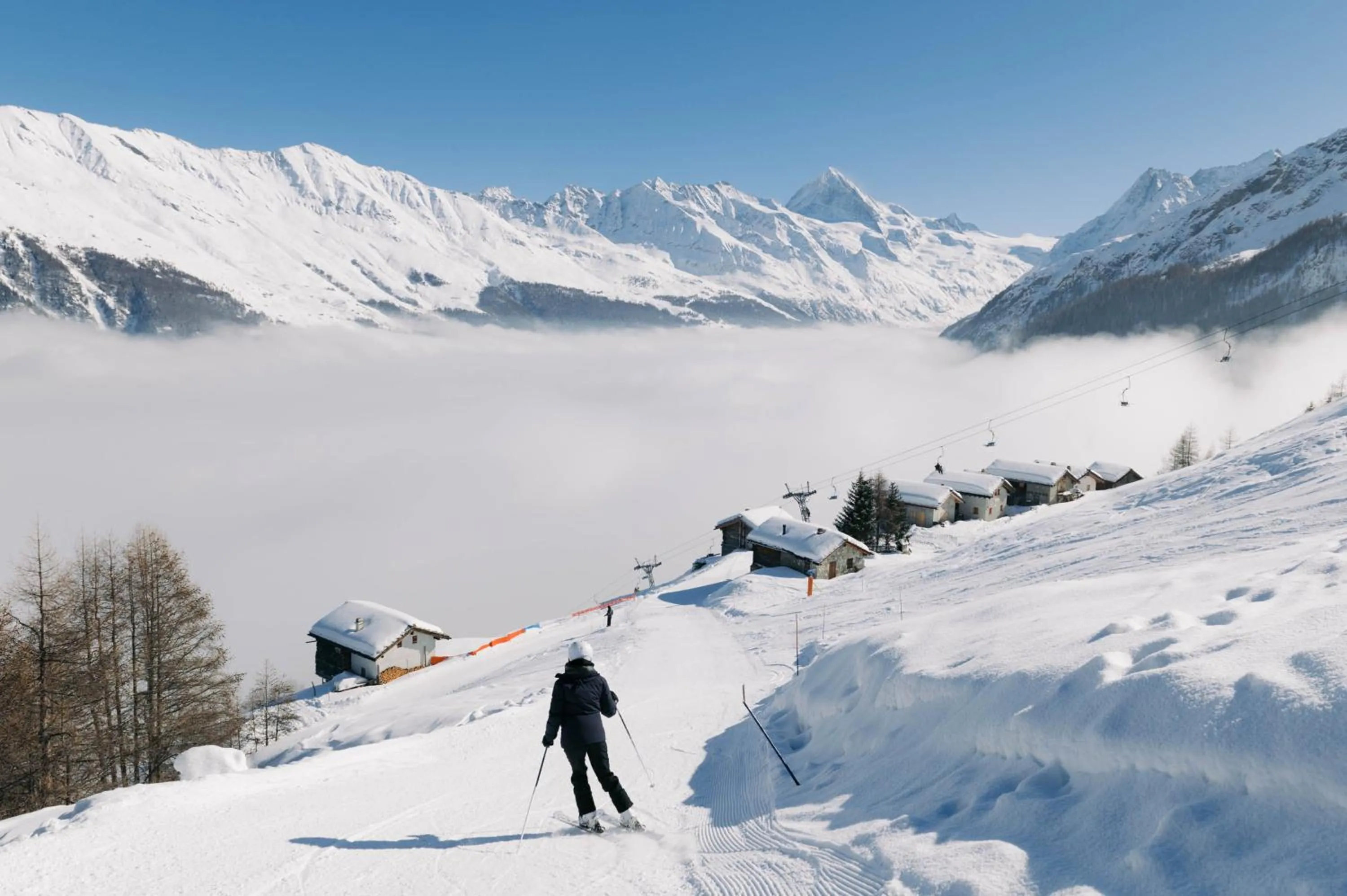 Skiing in Hôtel Dents de Veisivi