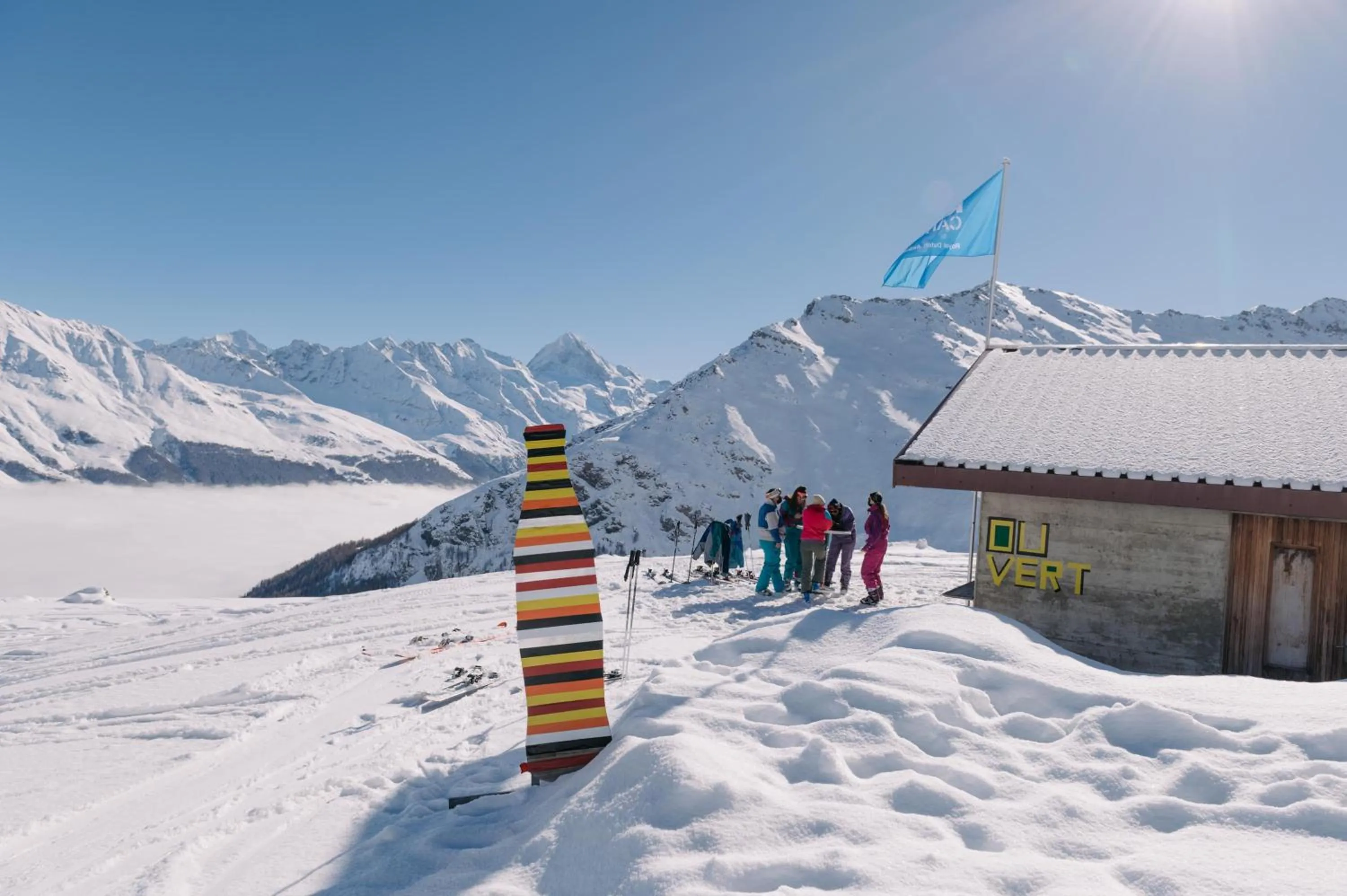 Skiing in Hôtel Dents de Veisivi