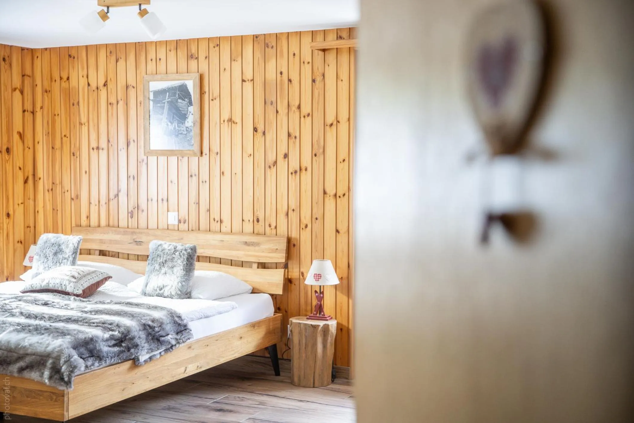 Bed in Hôtel Dents de Veisivi