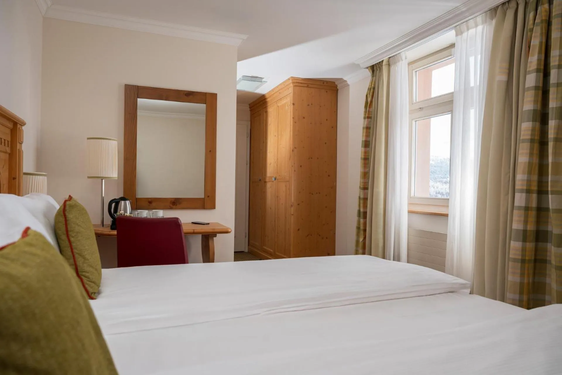 Bed in Schloss Hotel & Spa Pontresina