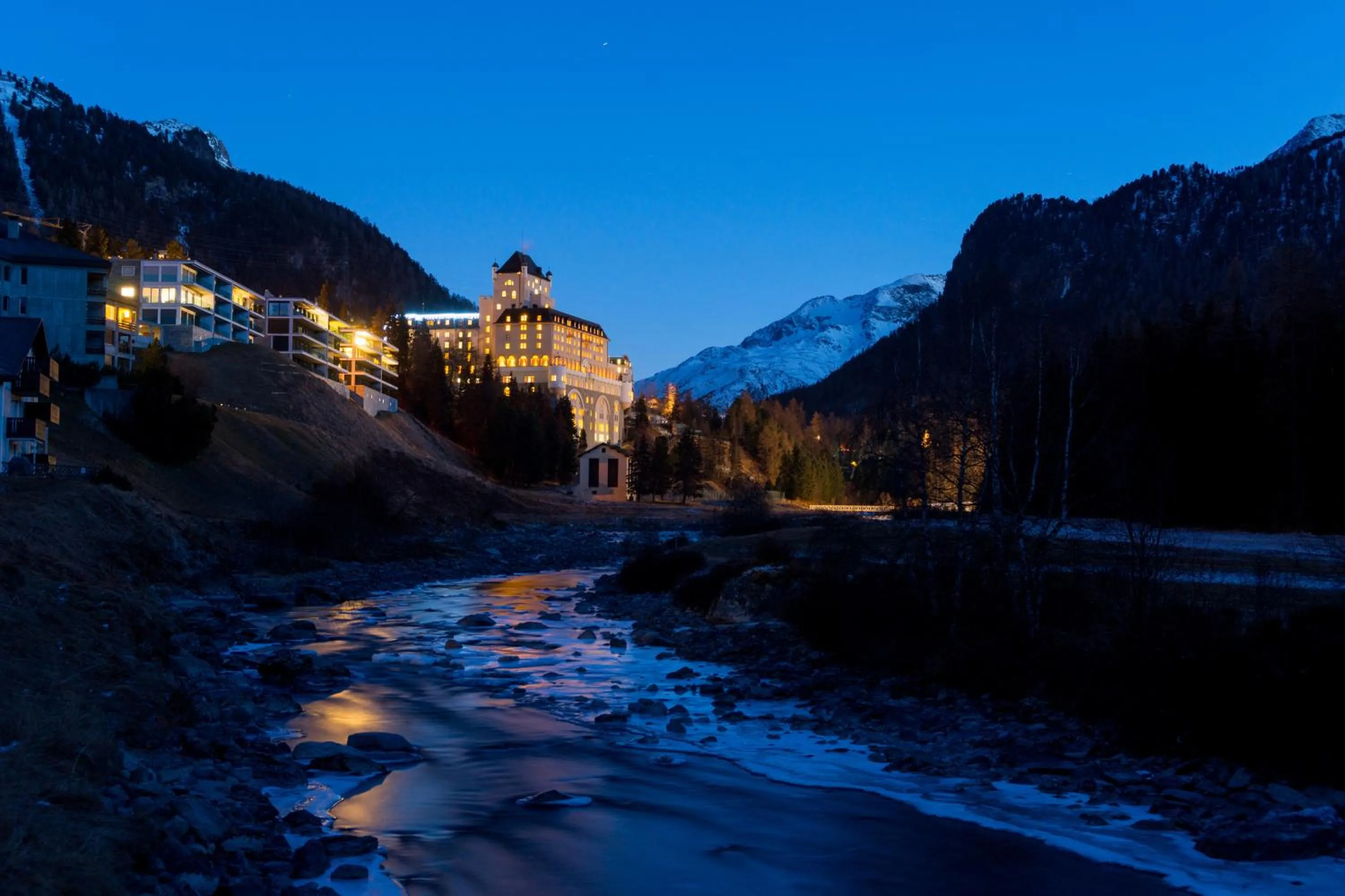 Property building in Schloss Hotel & Spa Pontresina
