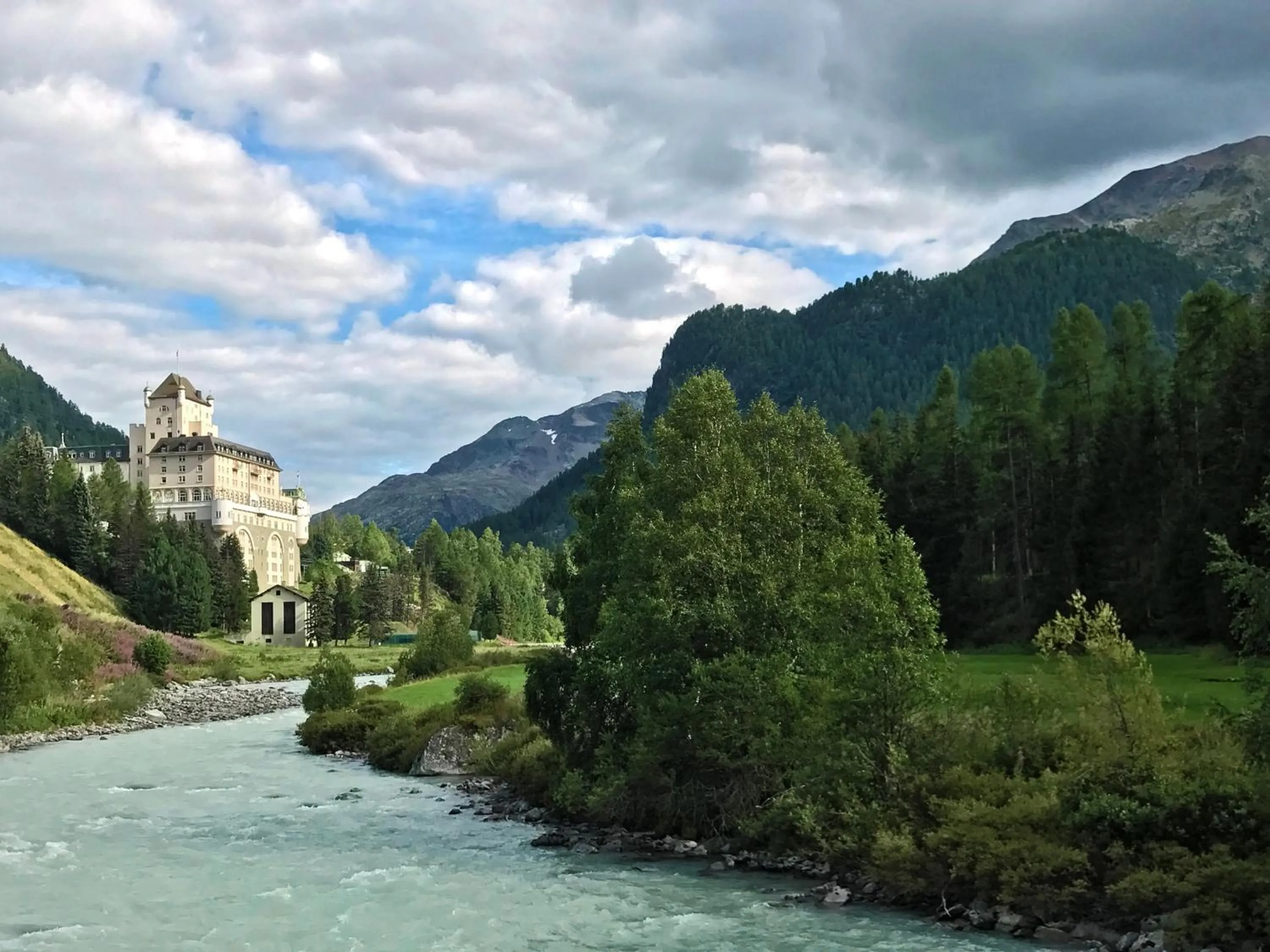 Property building in Schloss Hotel & Spa Pontresina
