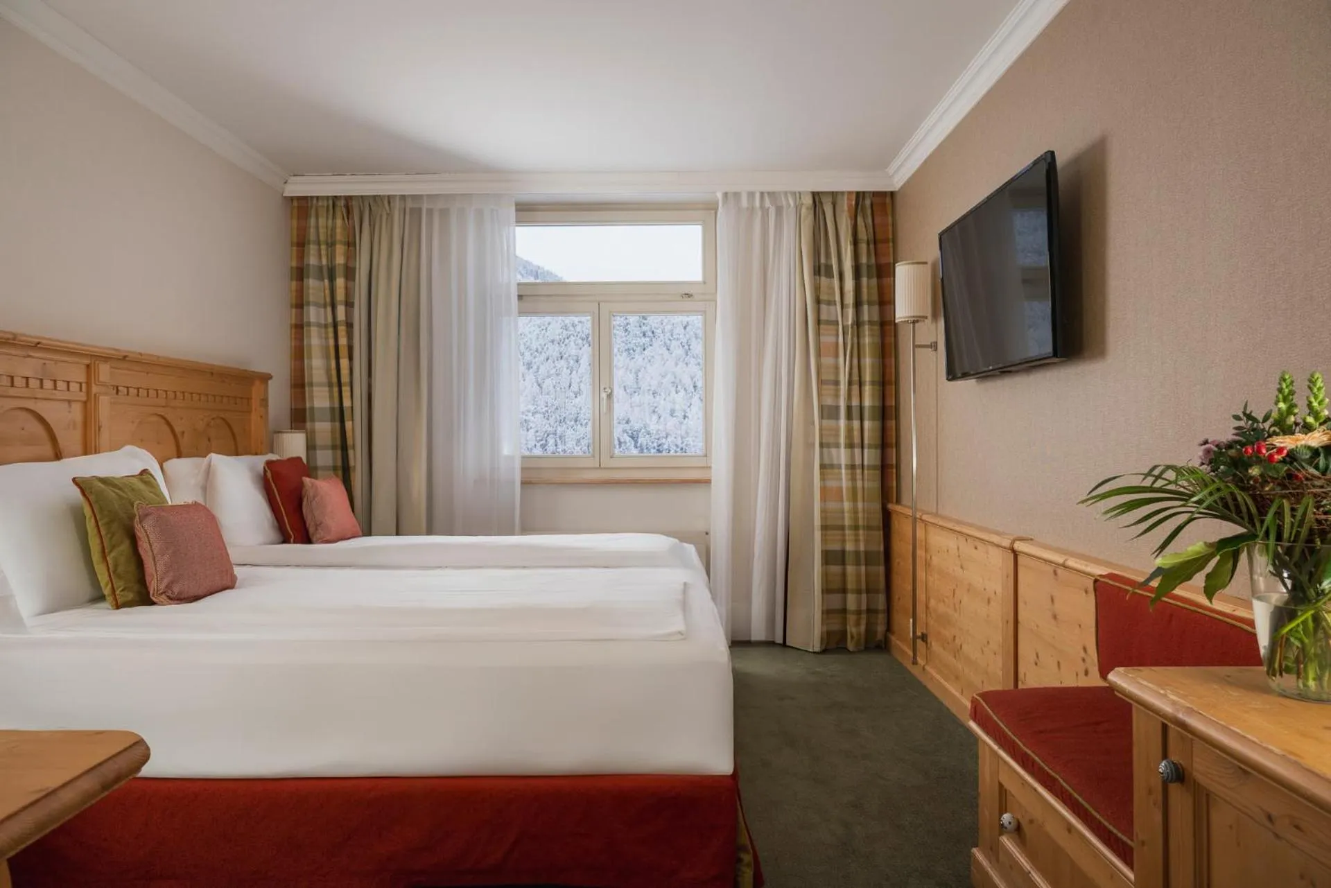 Bed in Schloss Hotel & Spa Pontresina