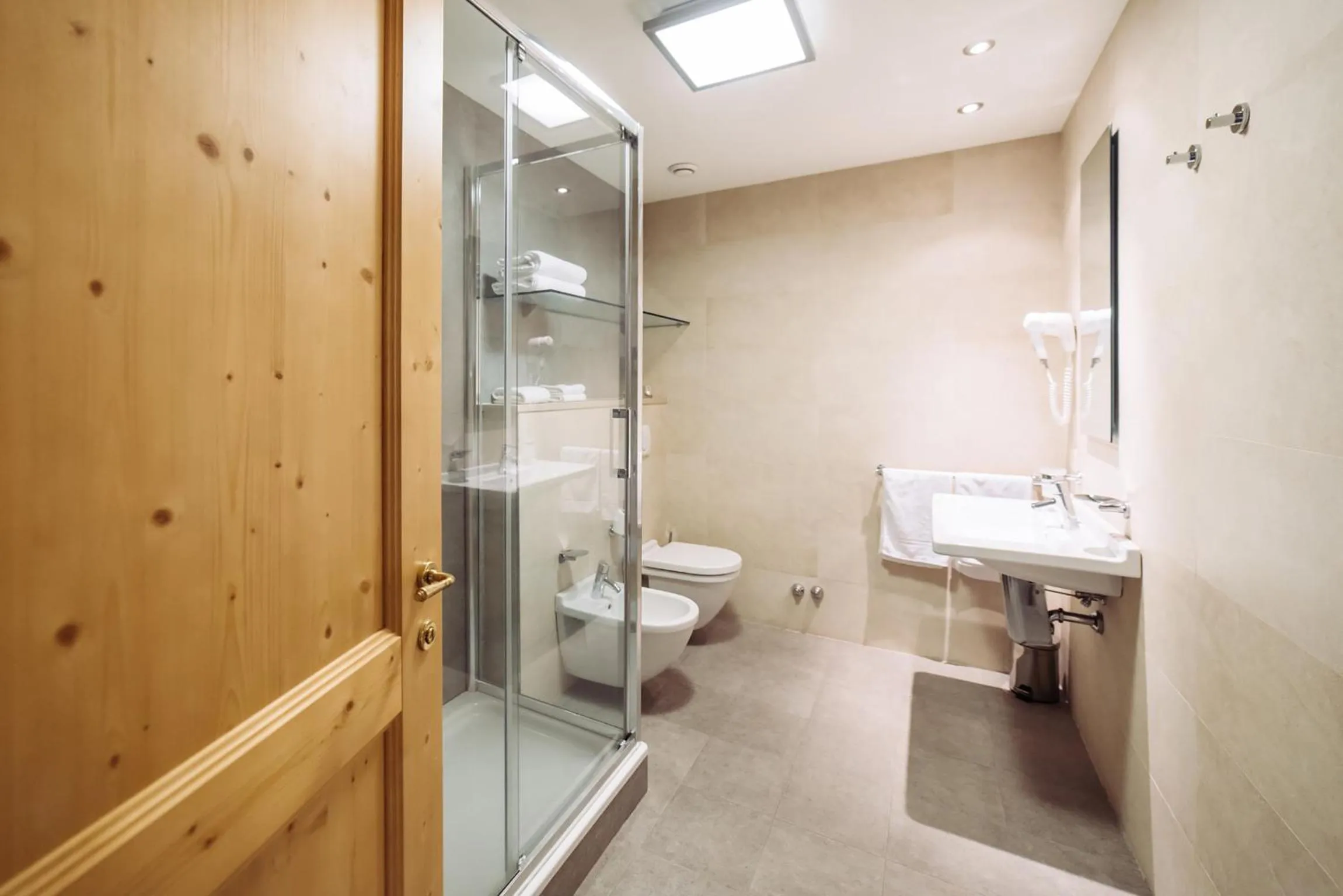 Bathroom in Schloss Hotel & Spa Pontresina