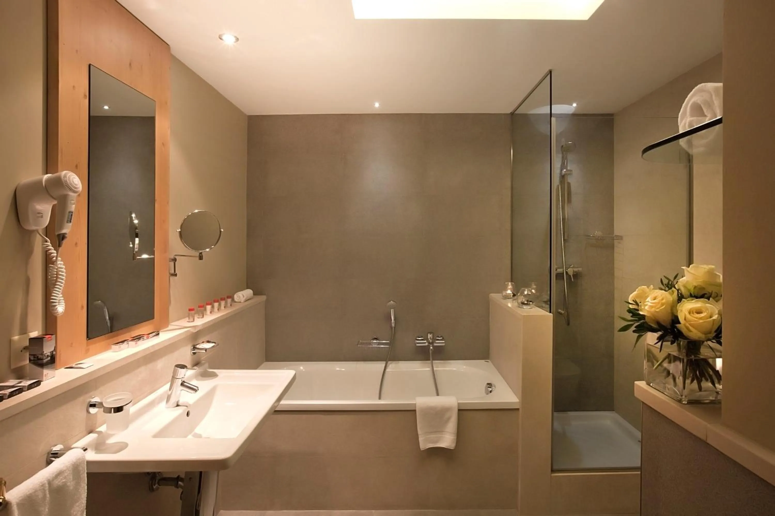 Shower in Schloss Hotel & Spa Pontresina