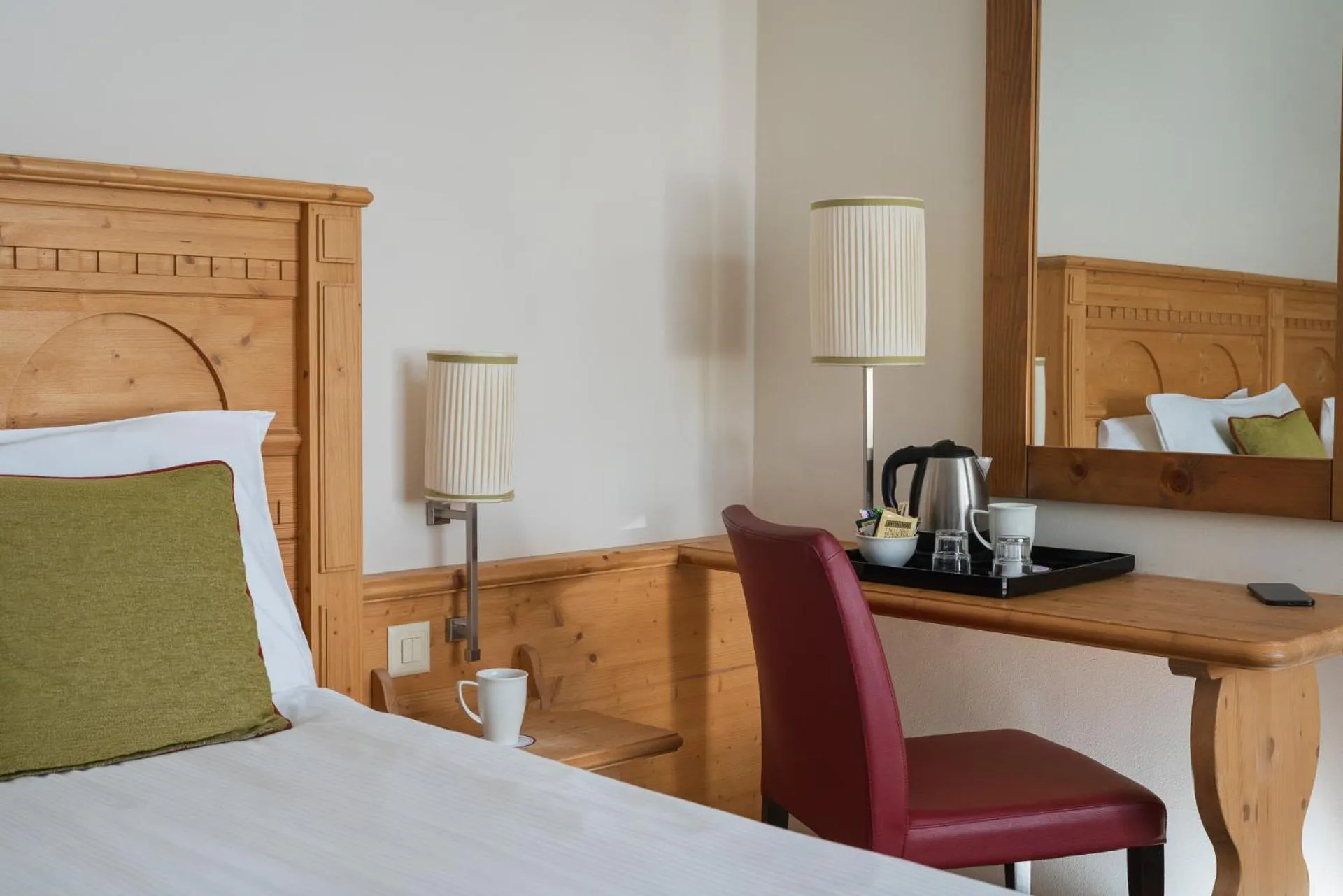 Bed in Schloss Hotel & Spa Pontresina