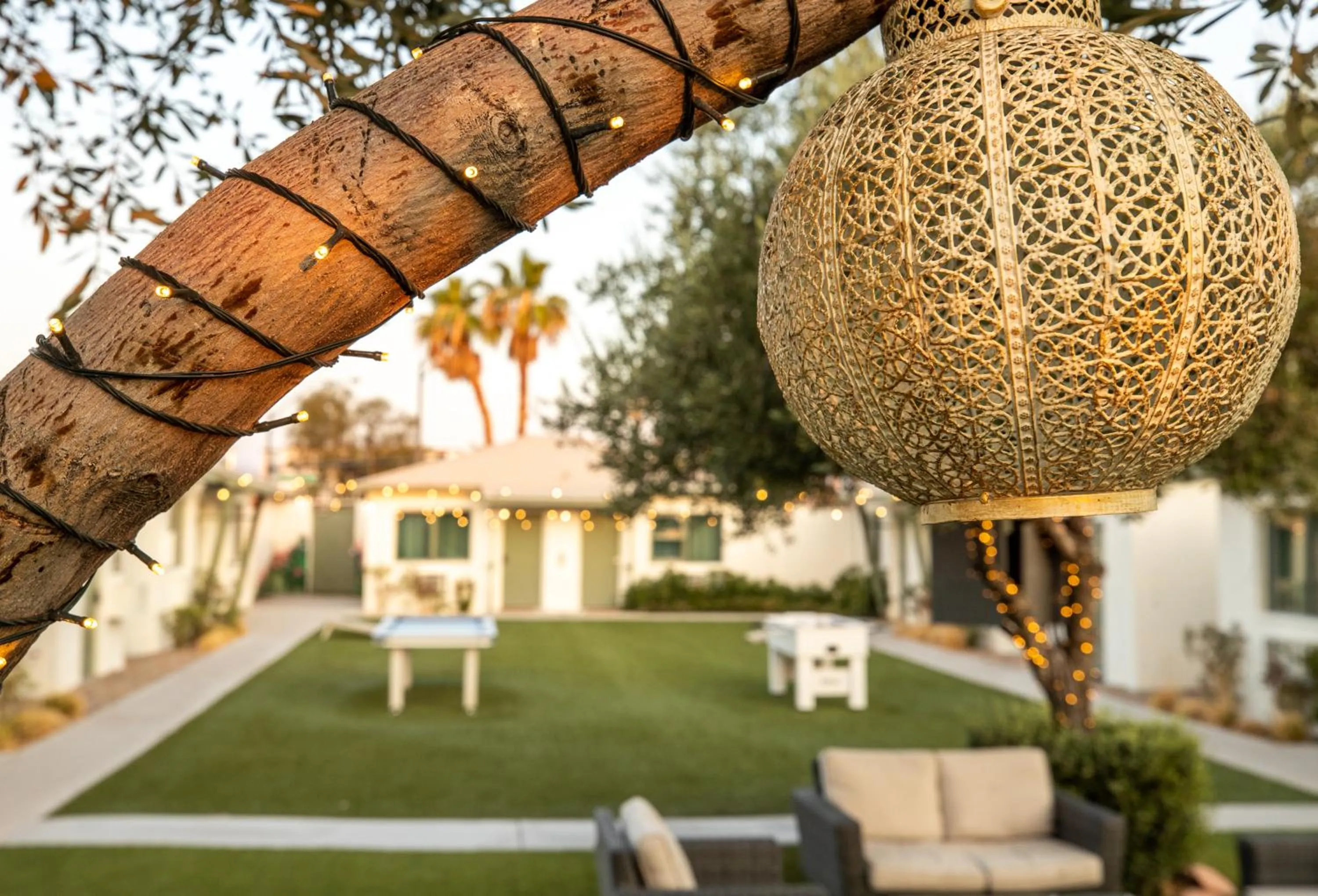 Garden in Bungalows Hostel