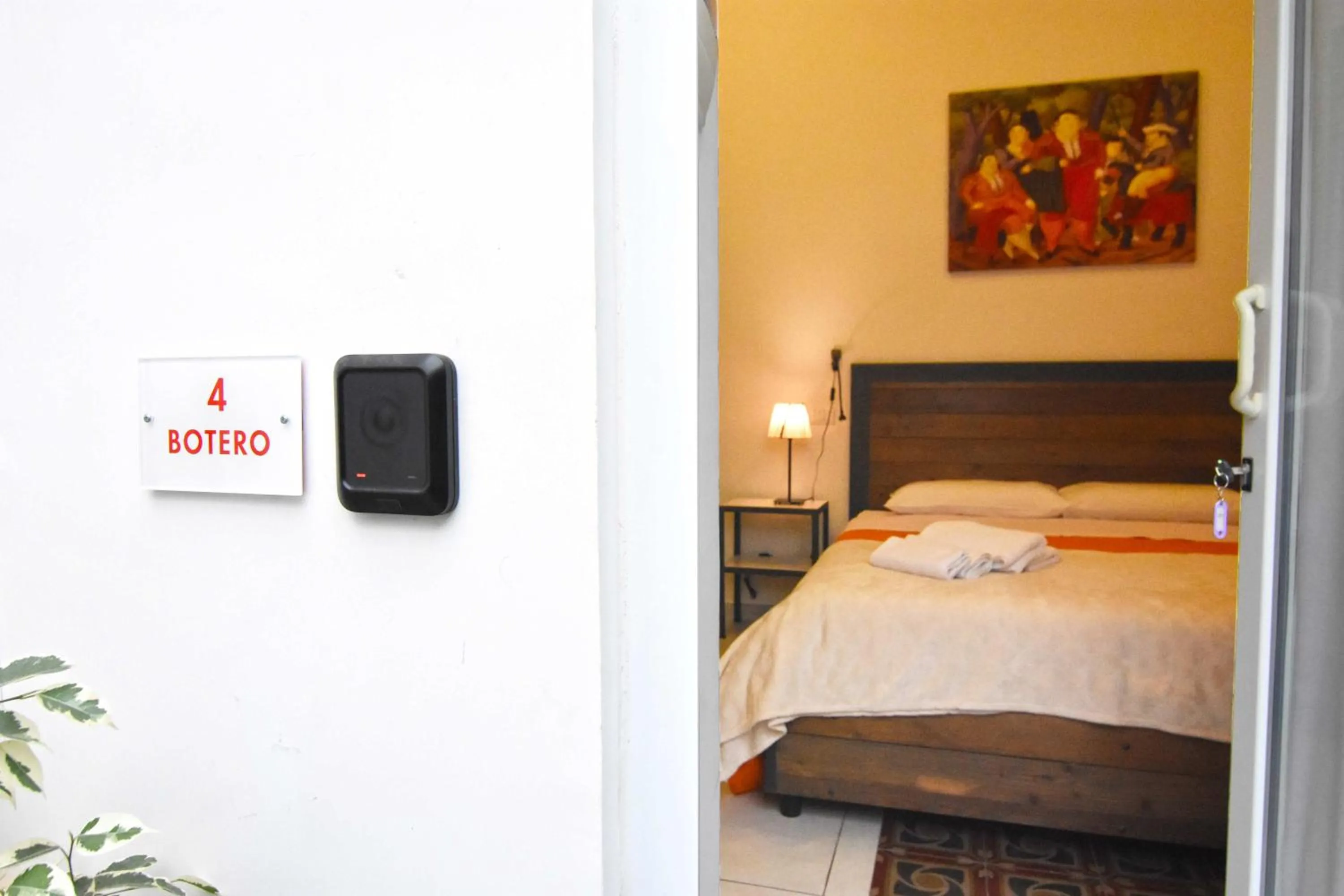 Toilet, Bed in B&B Ninarella Napoli