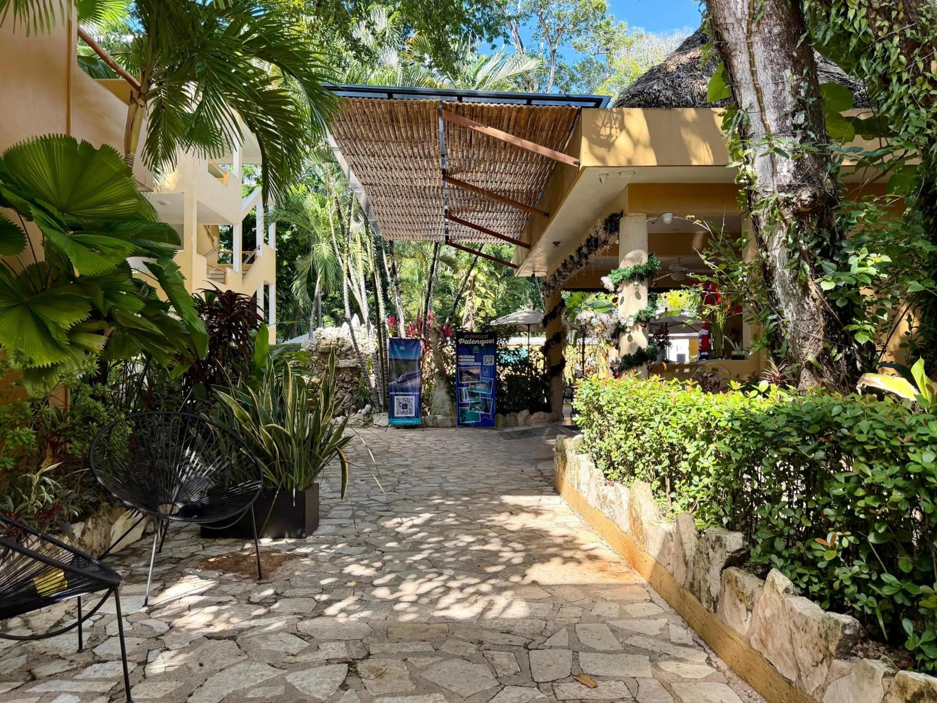 Lobby or reception in Hotel Chablis Palenque