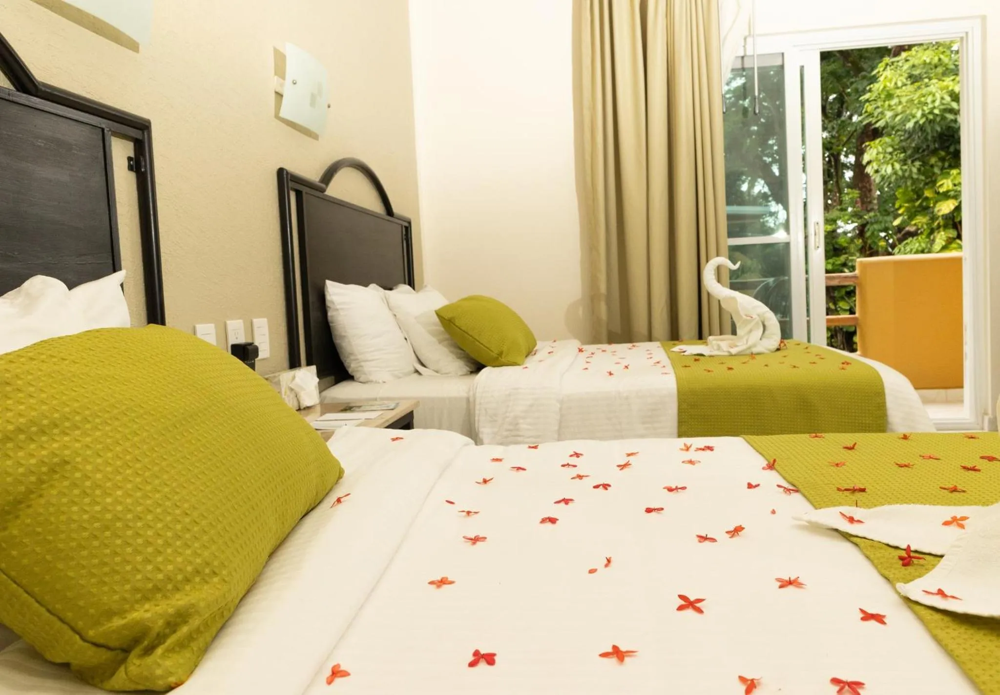 Photo of the whole room, Bed in Hotel Chablis Palenque