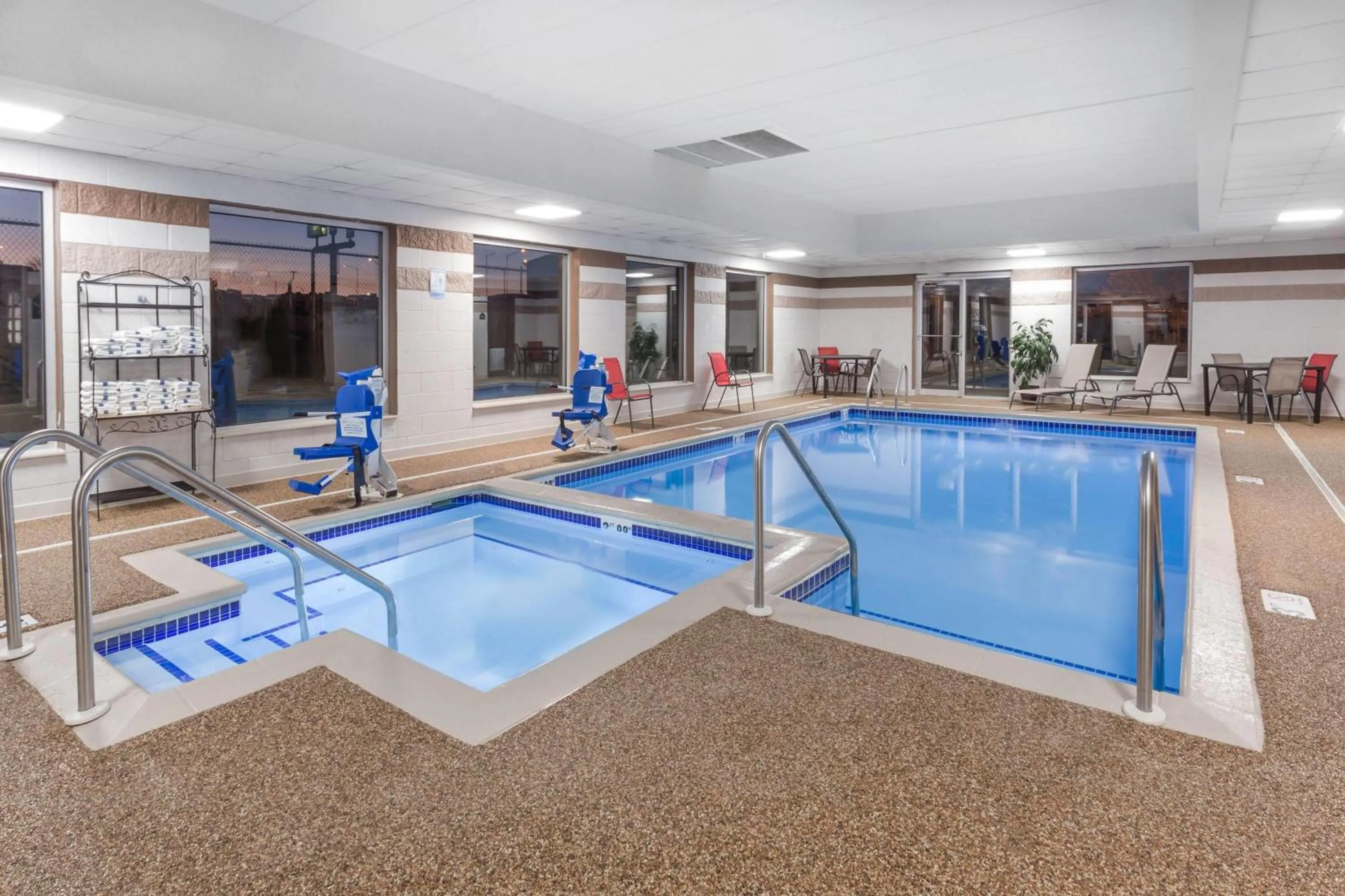 Pool view in Wingate by Wyndham Joliet