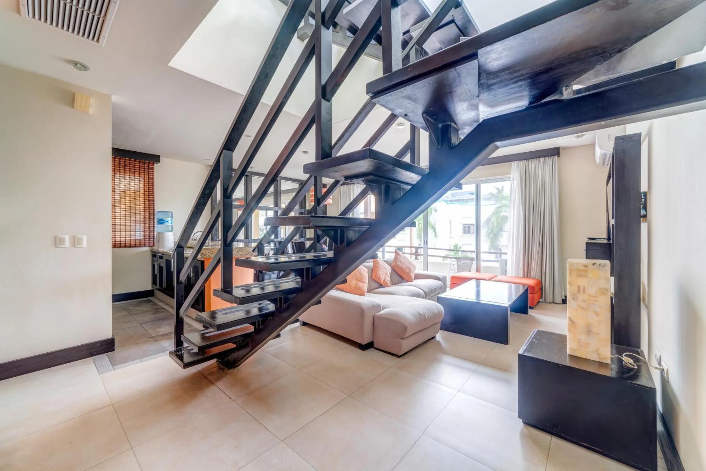 Living room, Bed in Pueblito Escondido by Mistik Vacation Rentals