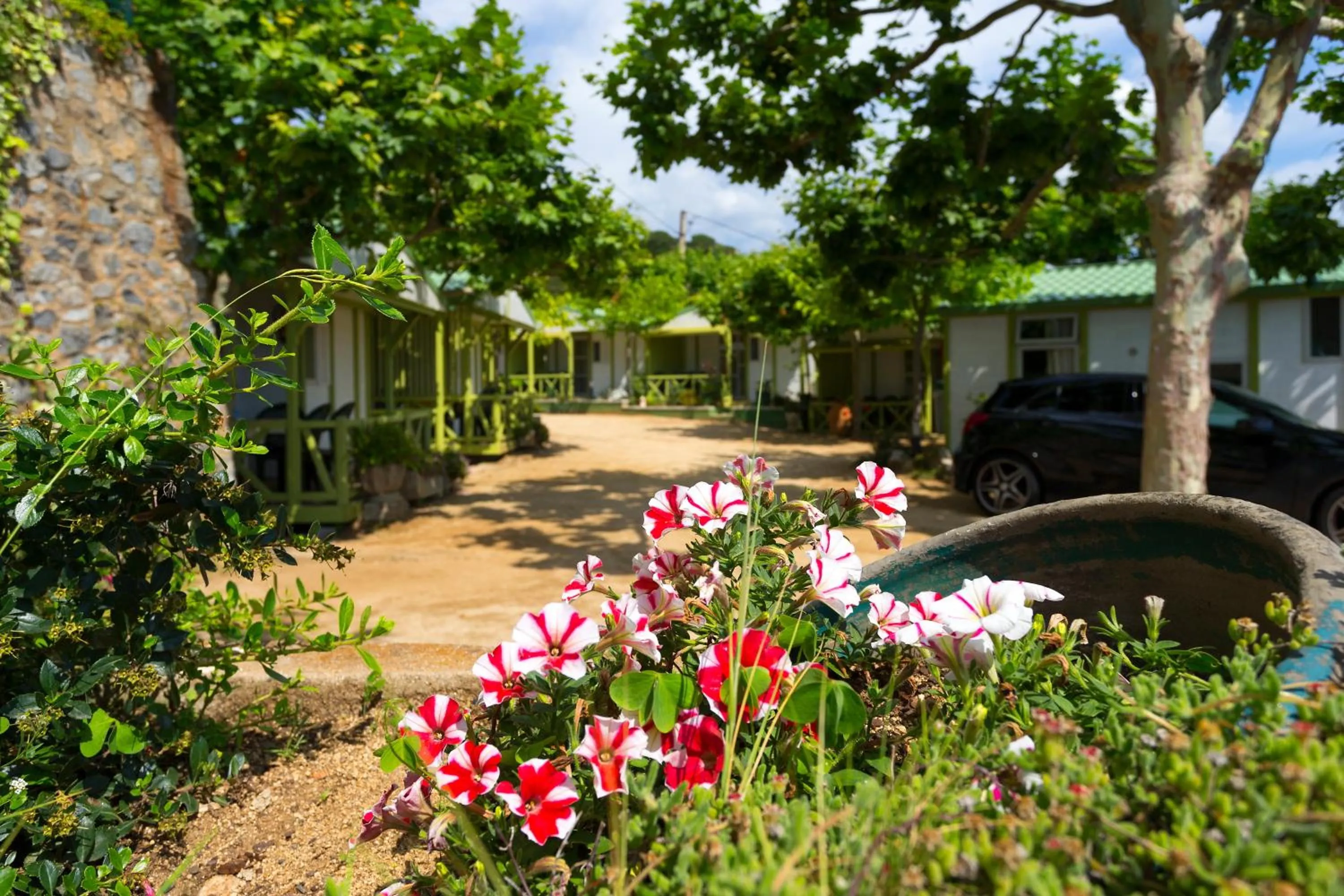Decorative detail in Camping Bungalows El Far