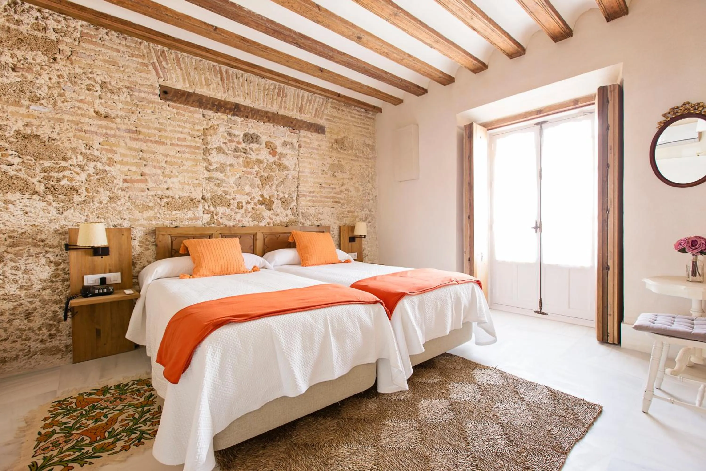 Bedroom, Bed in Hotel Casa de las Cuatro Torres