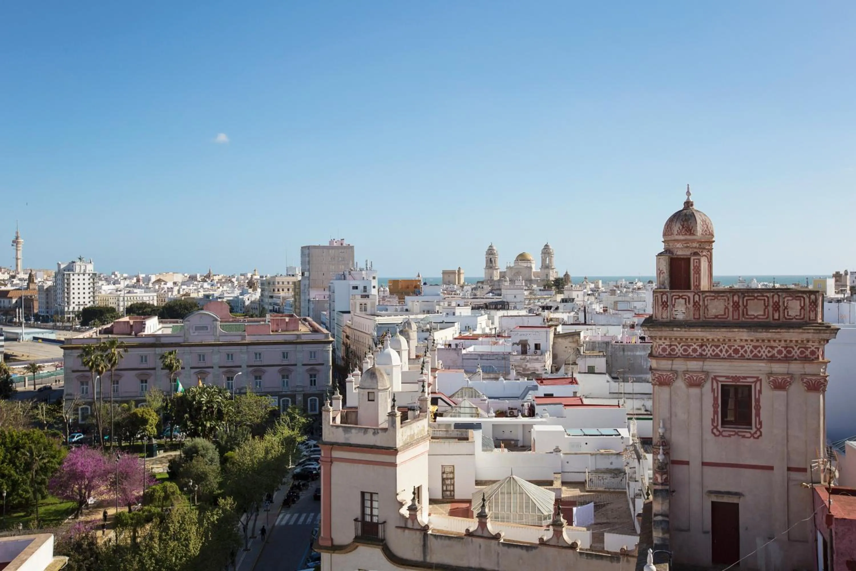 City view in Hotel Casa de las Cuatro Torres