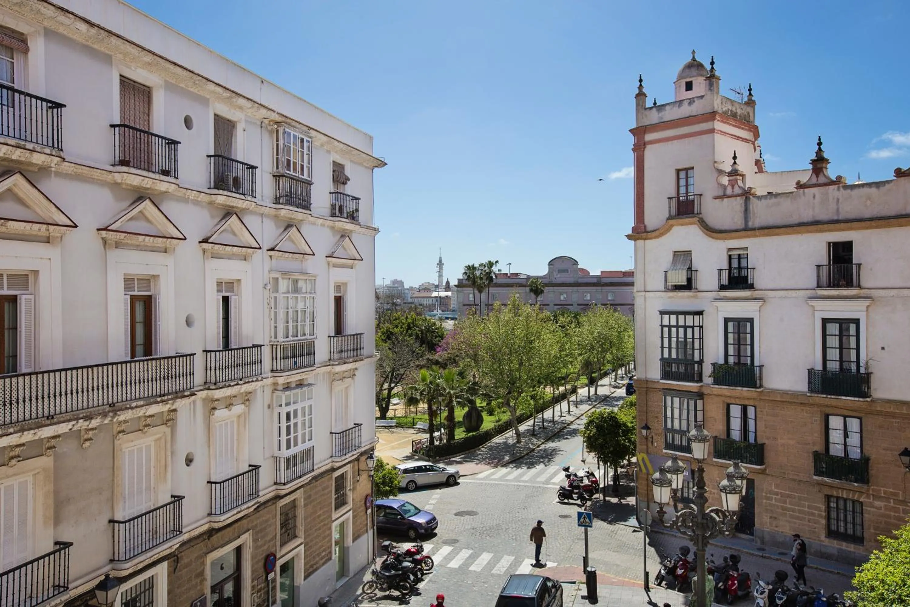 City view in Hotel Casa de las Cuatro Torres