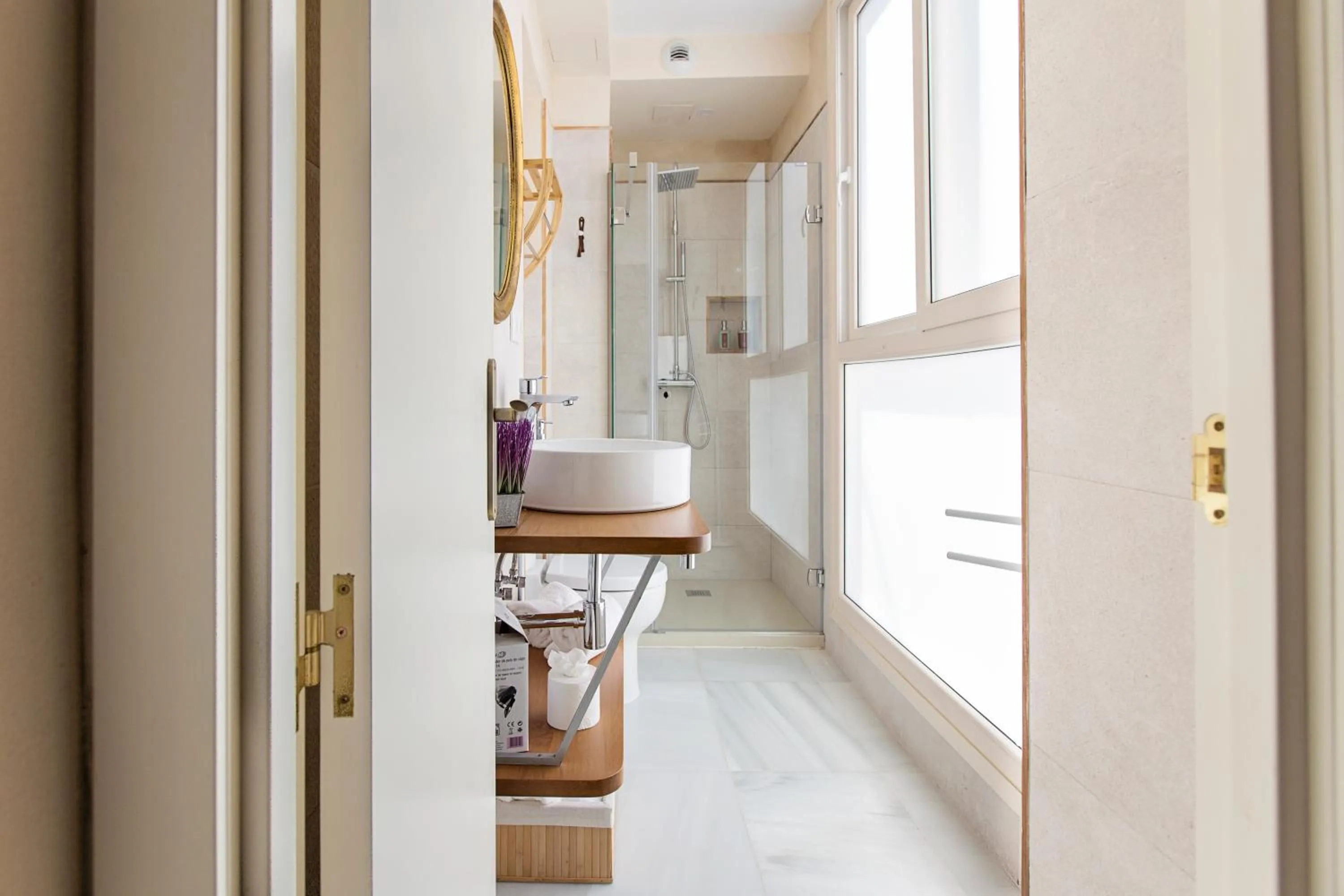 Shower in Hotel Casa de las Cuatro Torres