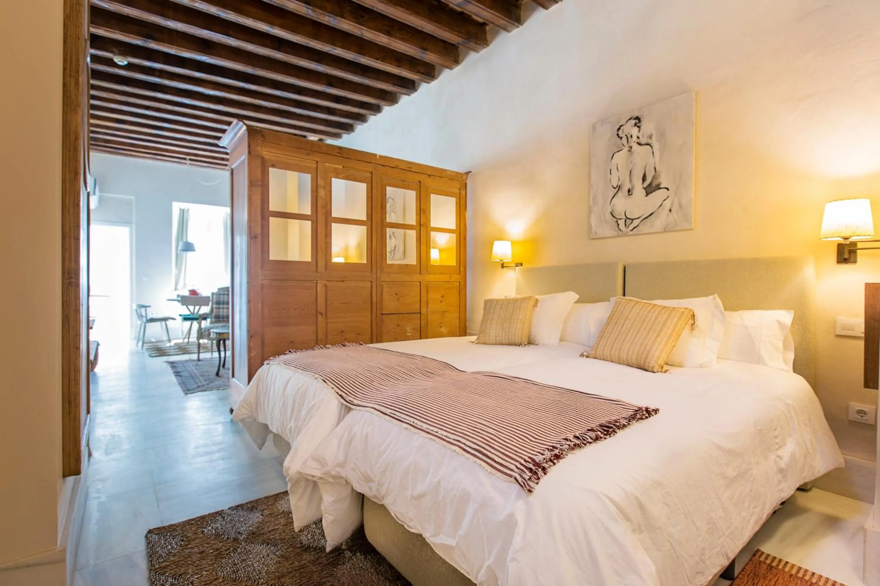 Bedroom, Bed in Hotel Casa de las Cuatro Torres