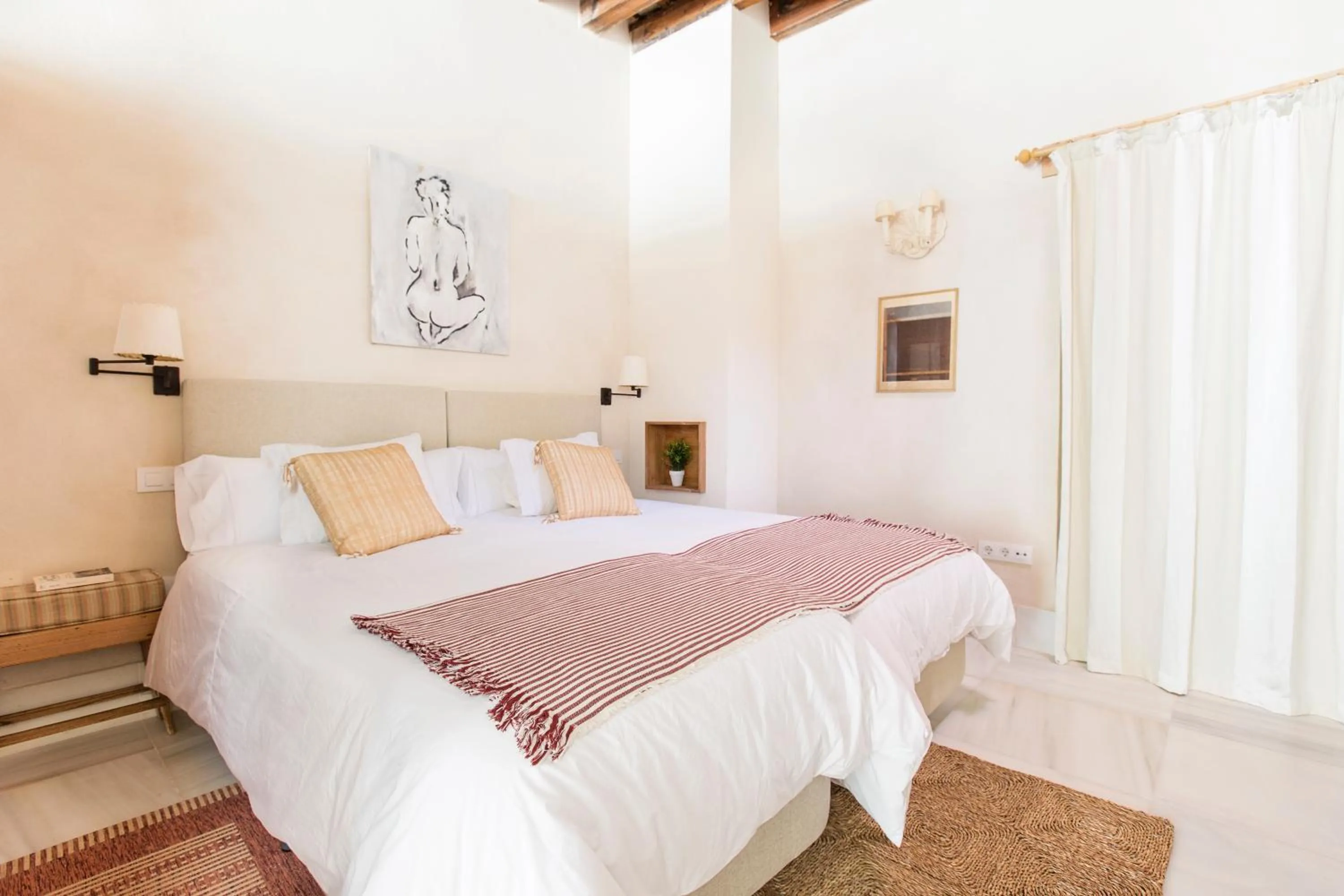 Bedroom, Bed in Hotel Casa de las Cuatro Torres