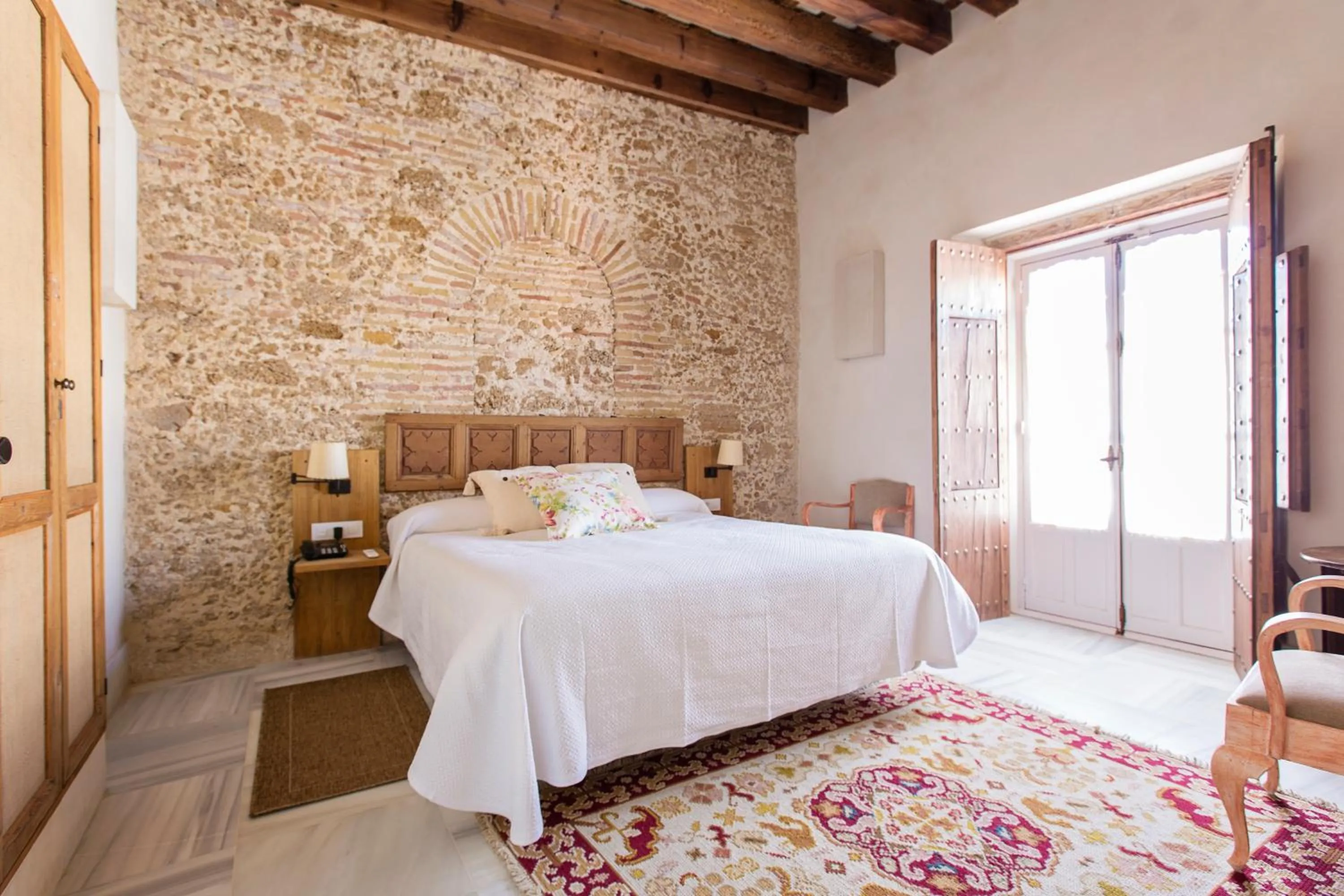 Bedroom, Bed in Hotel Casa de las Cuatro Torres