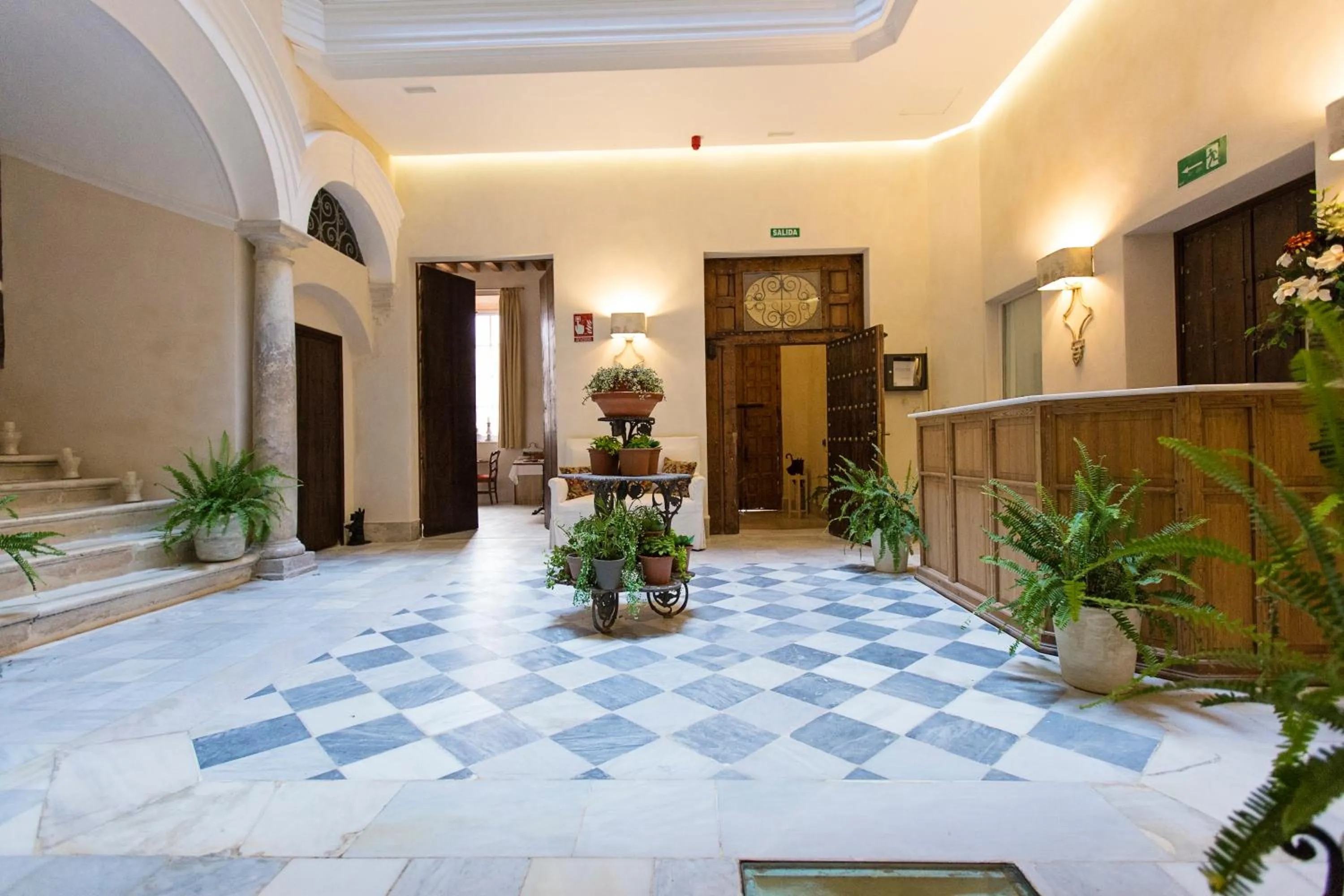 Lobby or reception in Hotel Casa de las Cuatro Torres
