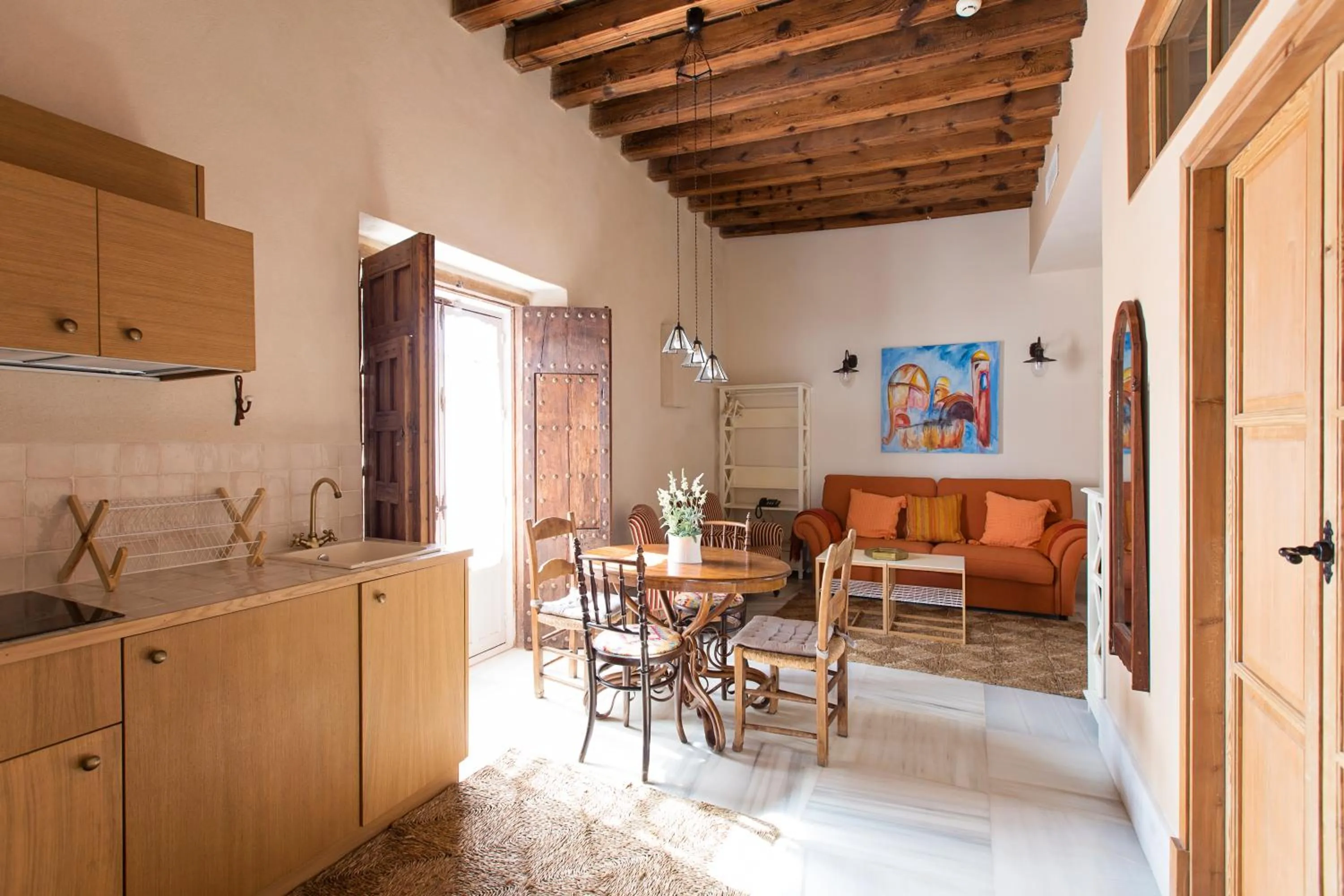 Kitchen or kitchenette in Hotel Casa de las Cuatro Torres