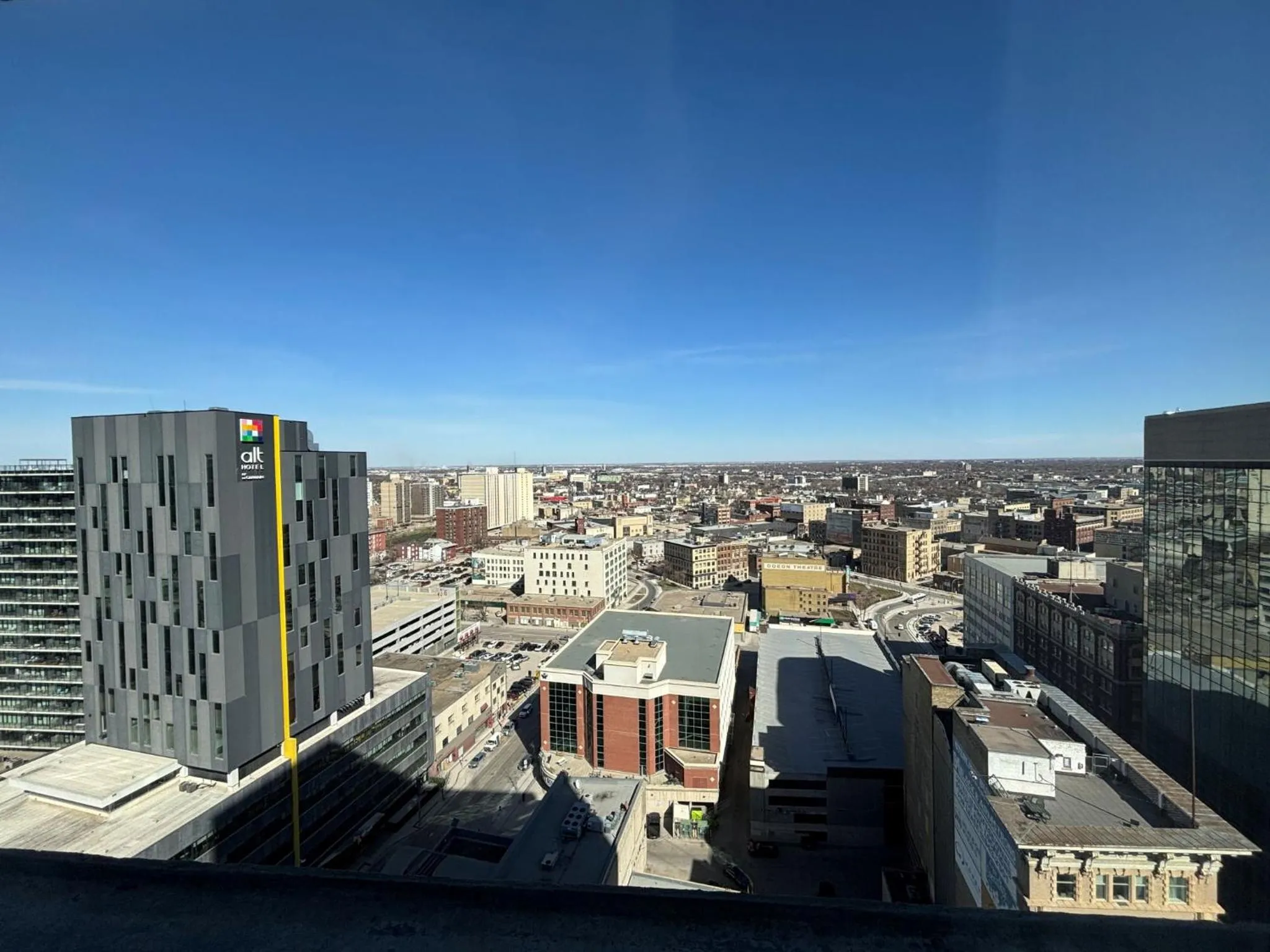 View (from property/room) in Radisson Hotel Winnipeg Downtown