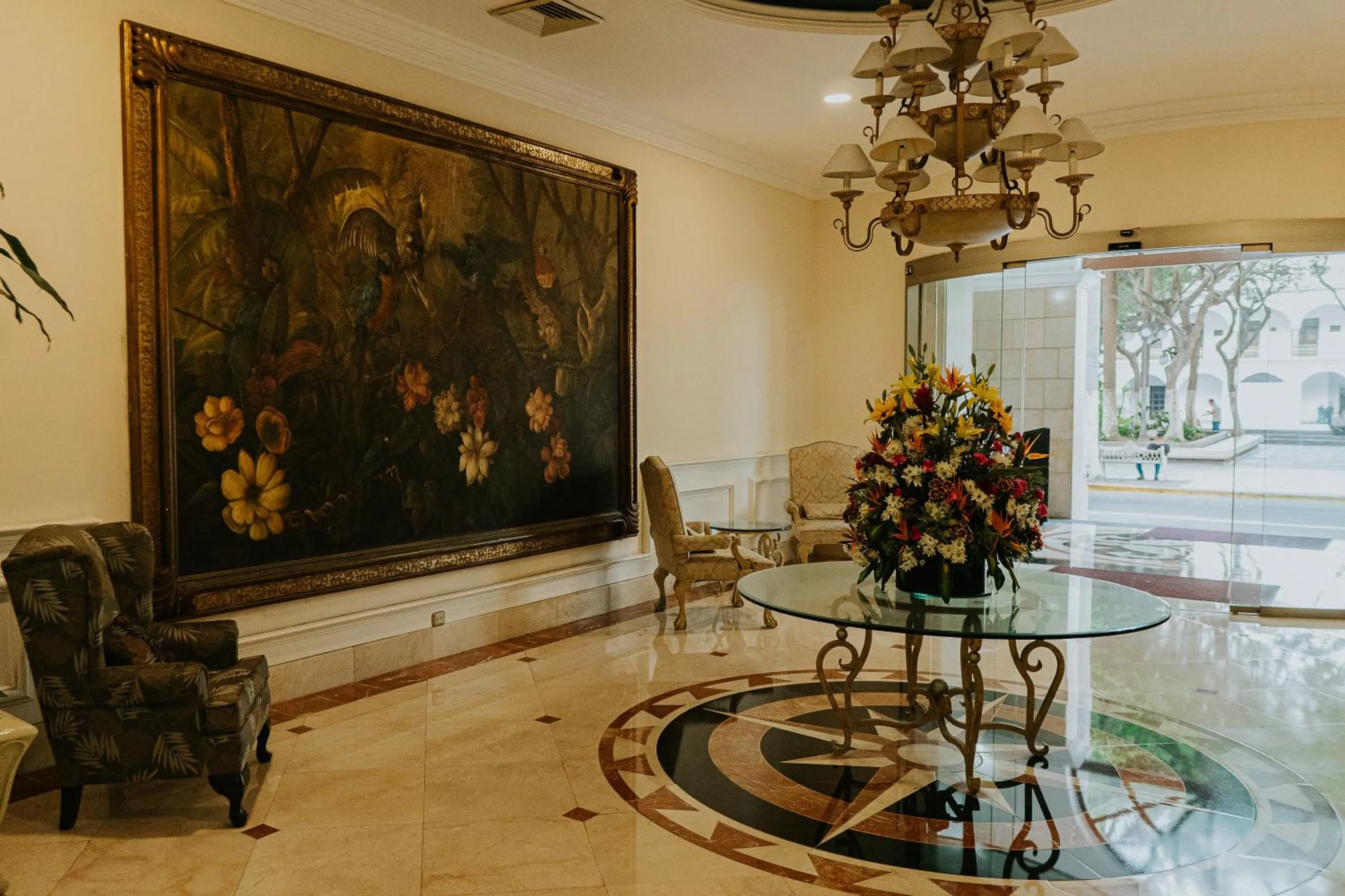 Seating area in Gran Hotel Diligencias