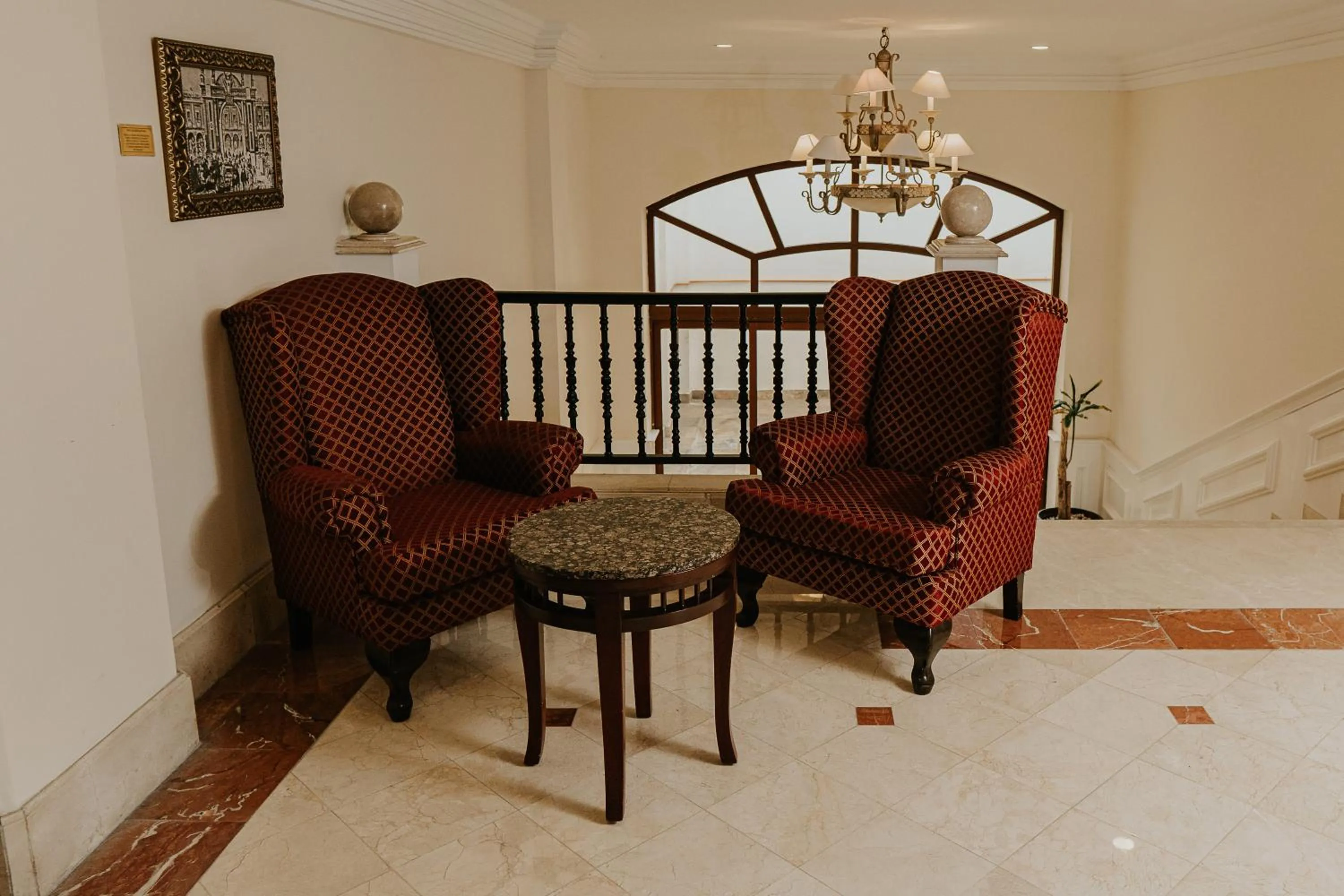 Seating area in Gran Hotel Diligencias