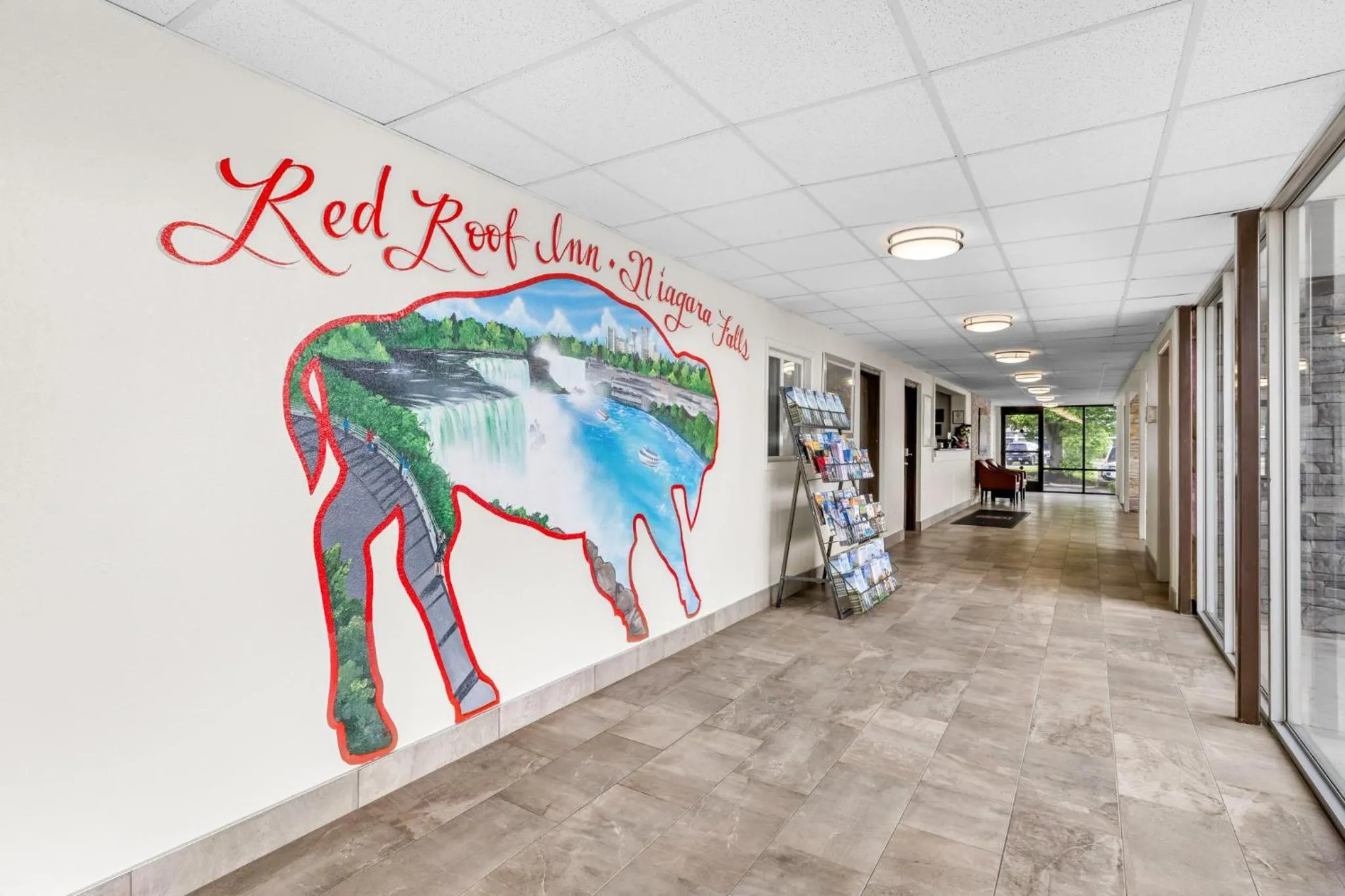 Lobby or reception in Red Roof Inn Niagara Falls