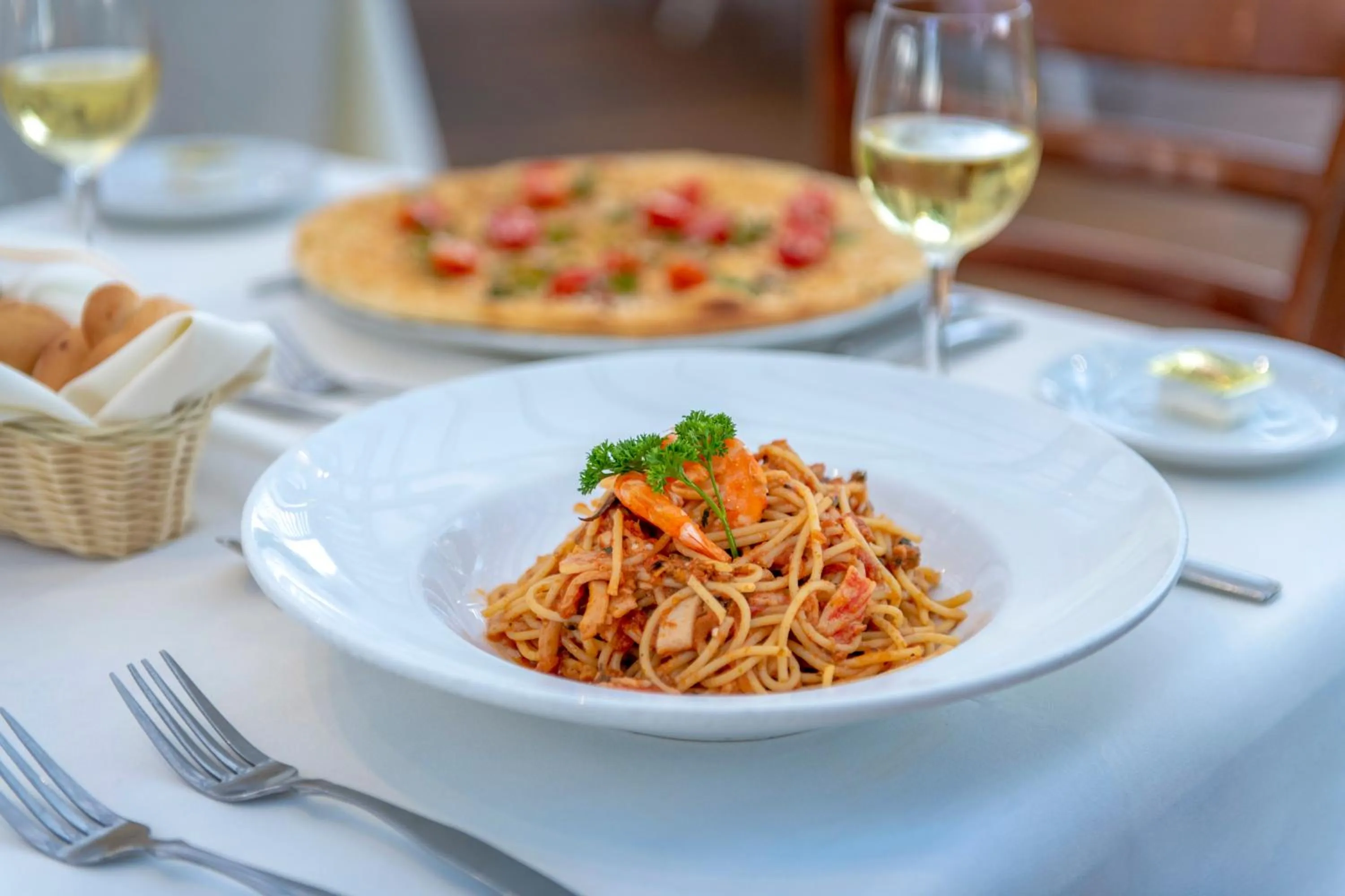 Dinner in Viva Fortuna Beach by Wyndham, A Trademark All Inclusive