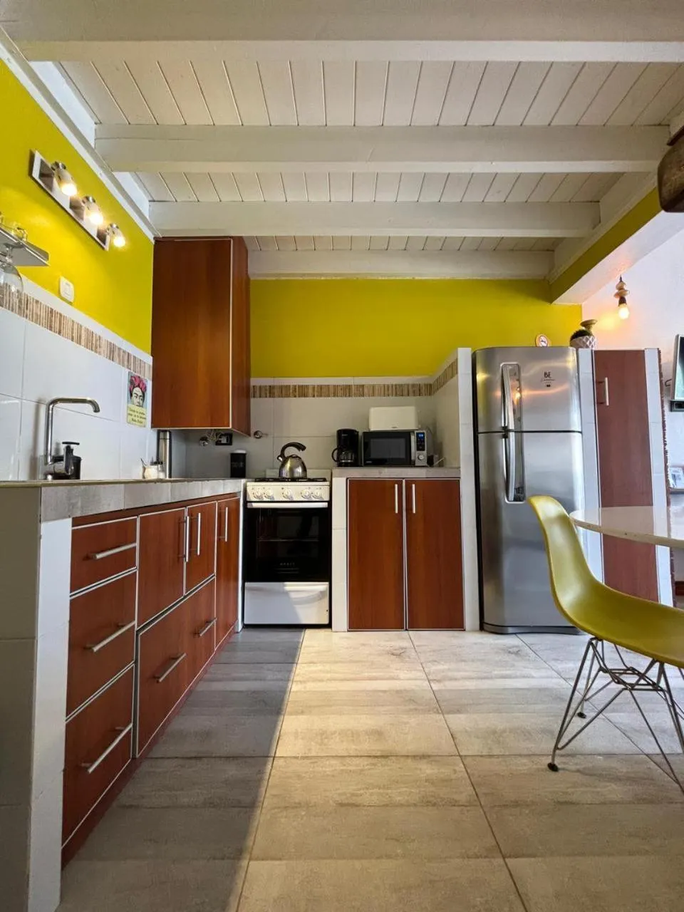 Kitchen or kitchenette in Cabañas Sublime Bolson