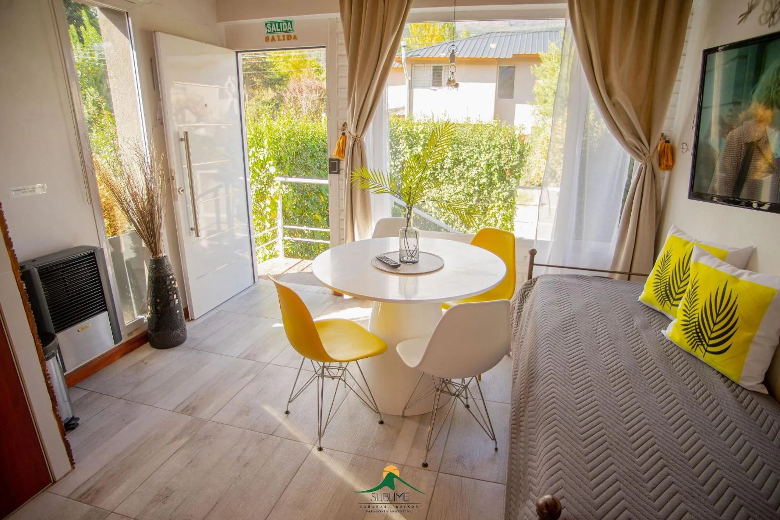 Patio in Cabañas Sublime Bolson