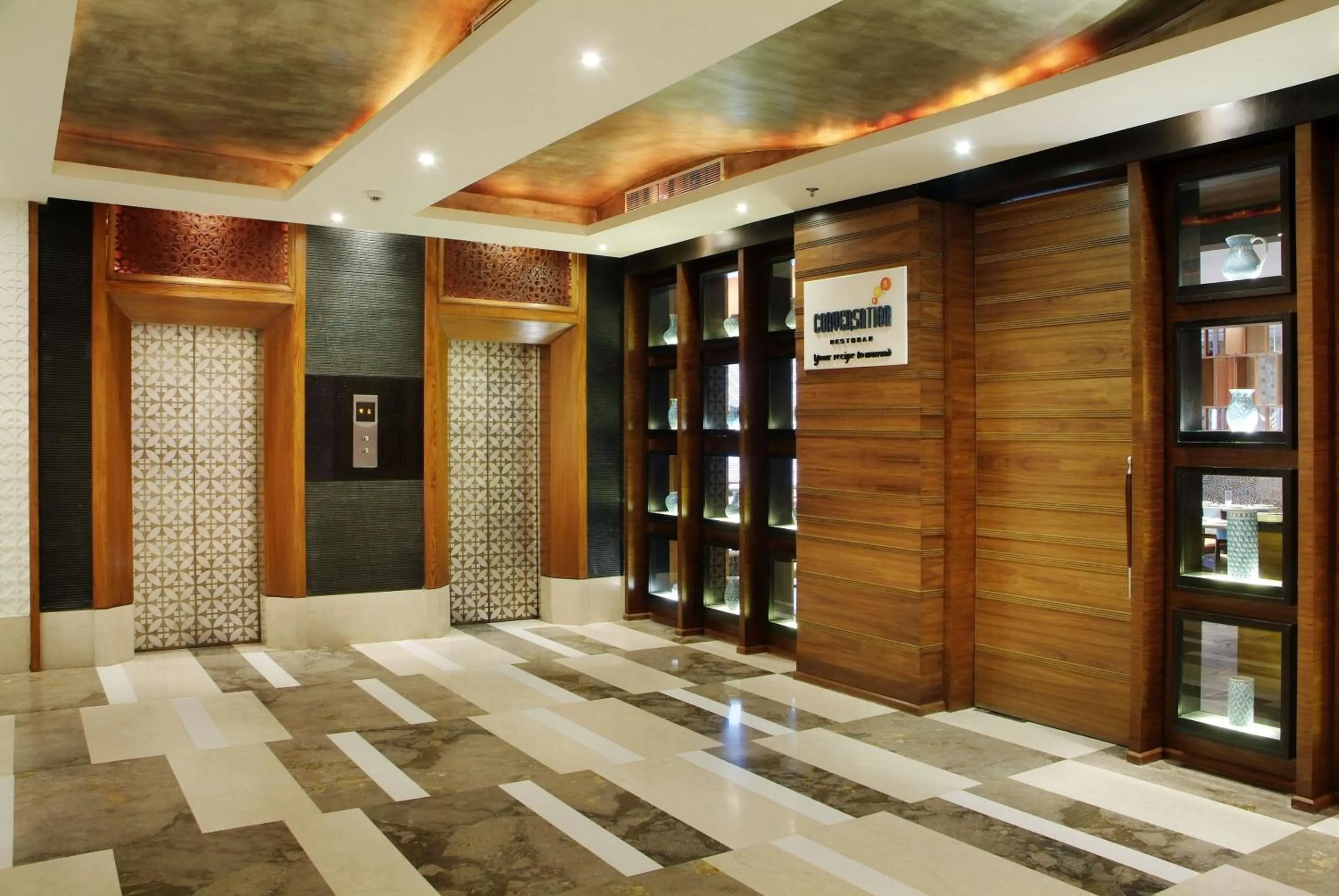 Decorative detail in The Fern, Jaipur, Series by Marriott