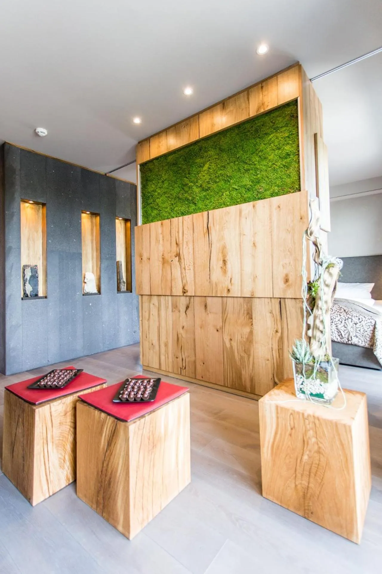 Living room in monte mare SAUNA-SPA-SPORTS-HOTEL