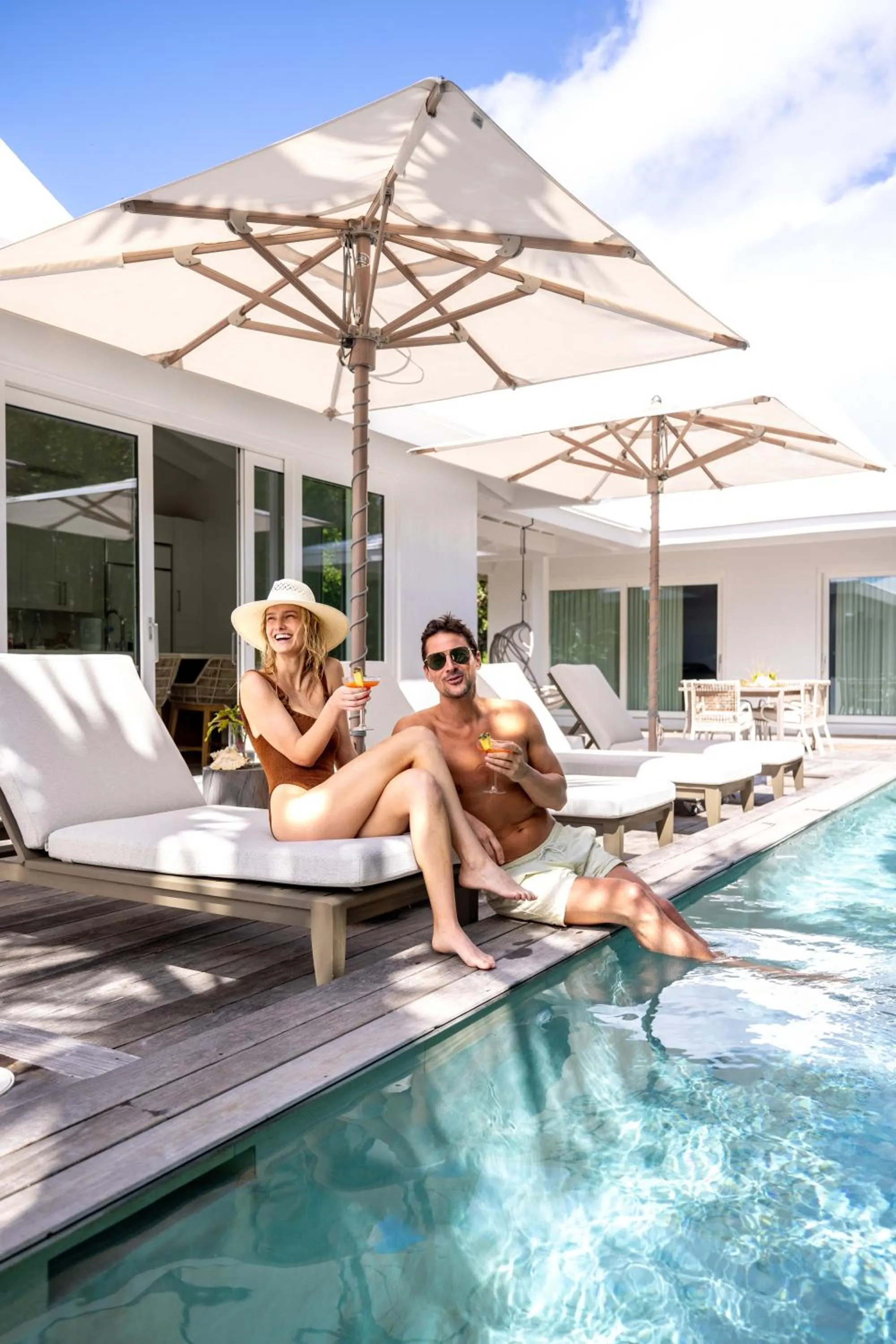 Pool view in The Cove Eleuthera