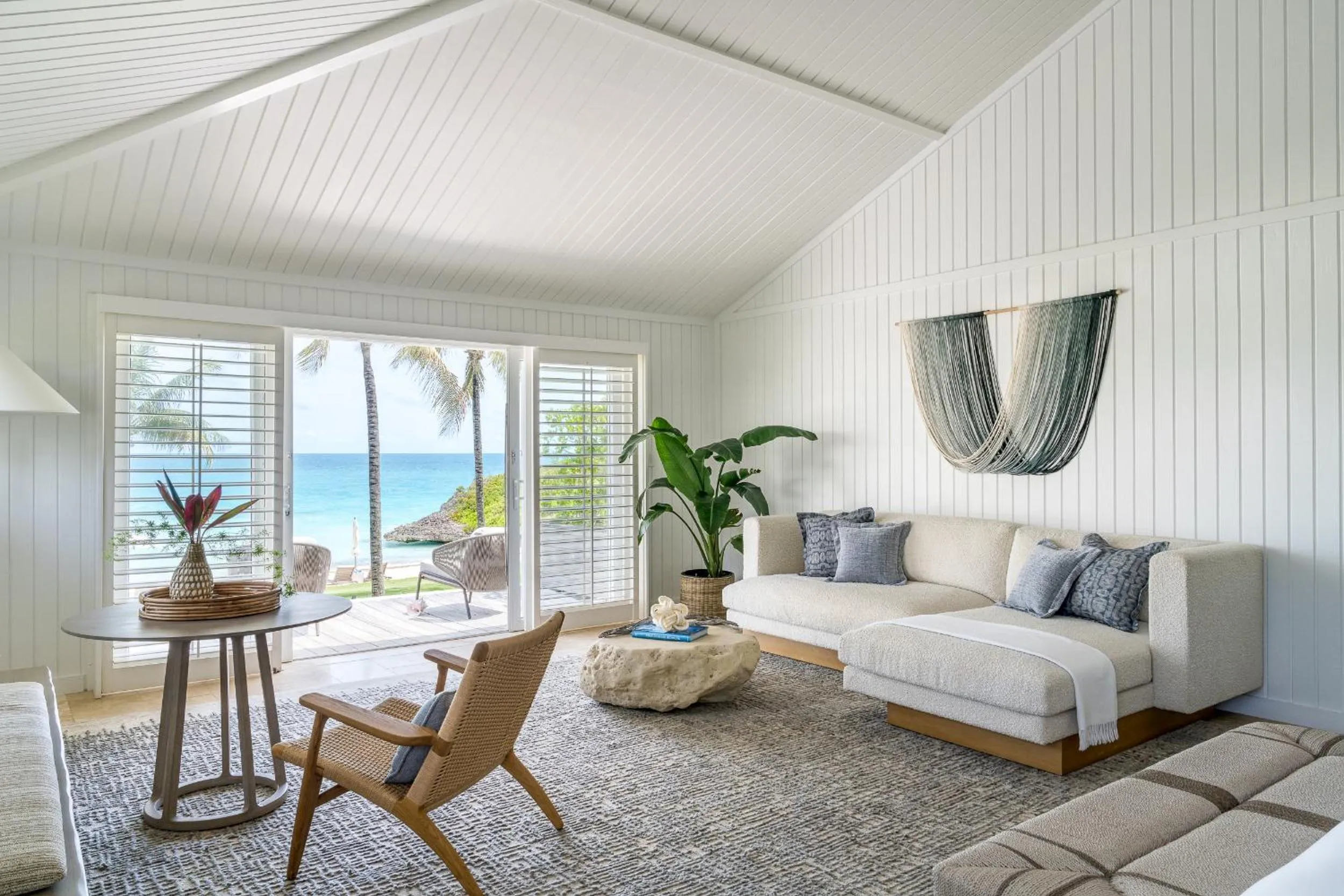 Living room in The Cove Eleuthera