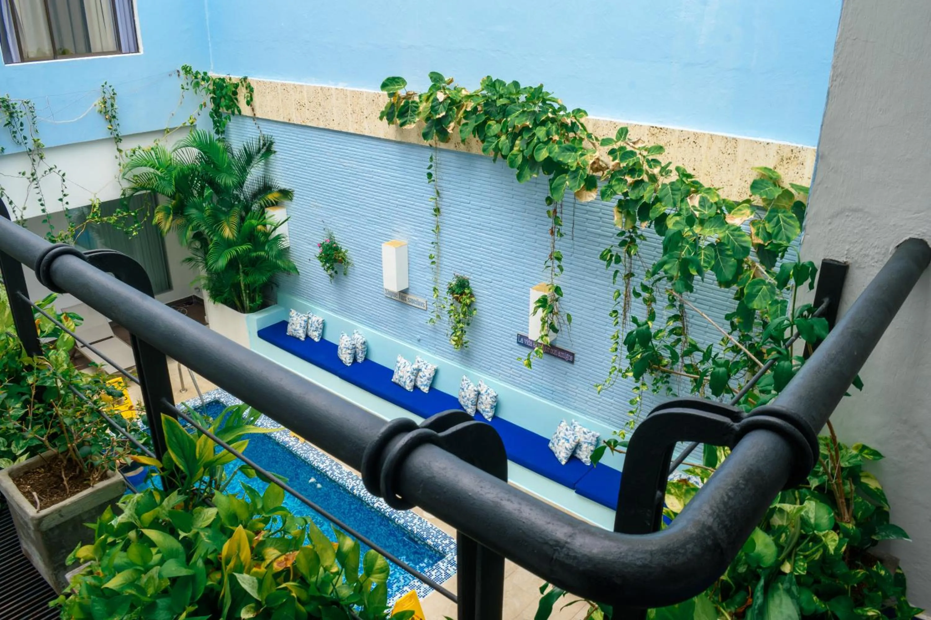 Garden in Hotel Virrey Cartagena