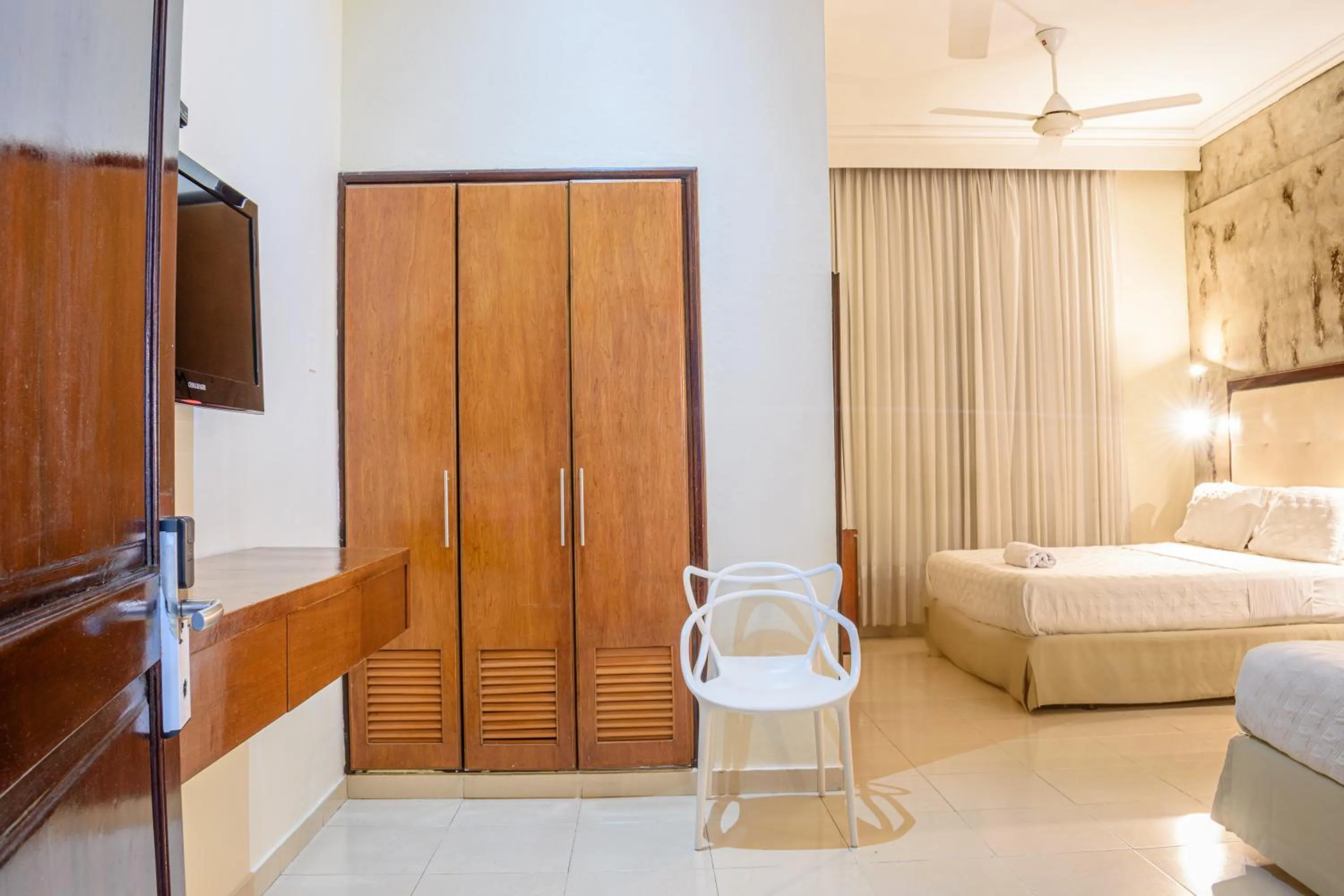 Bed in Hotel Virrey Cartagena