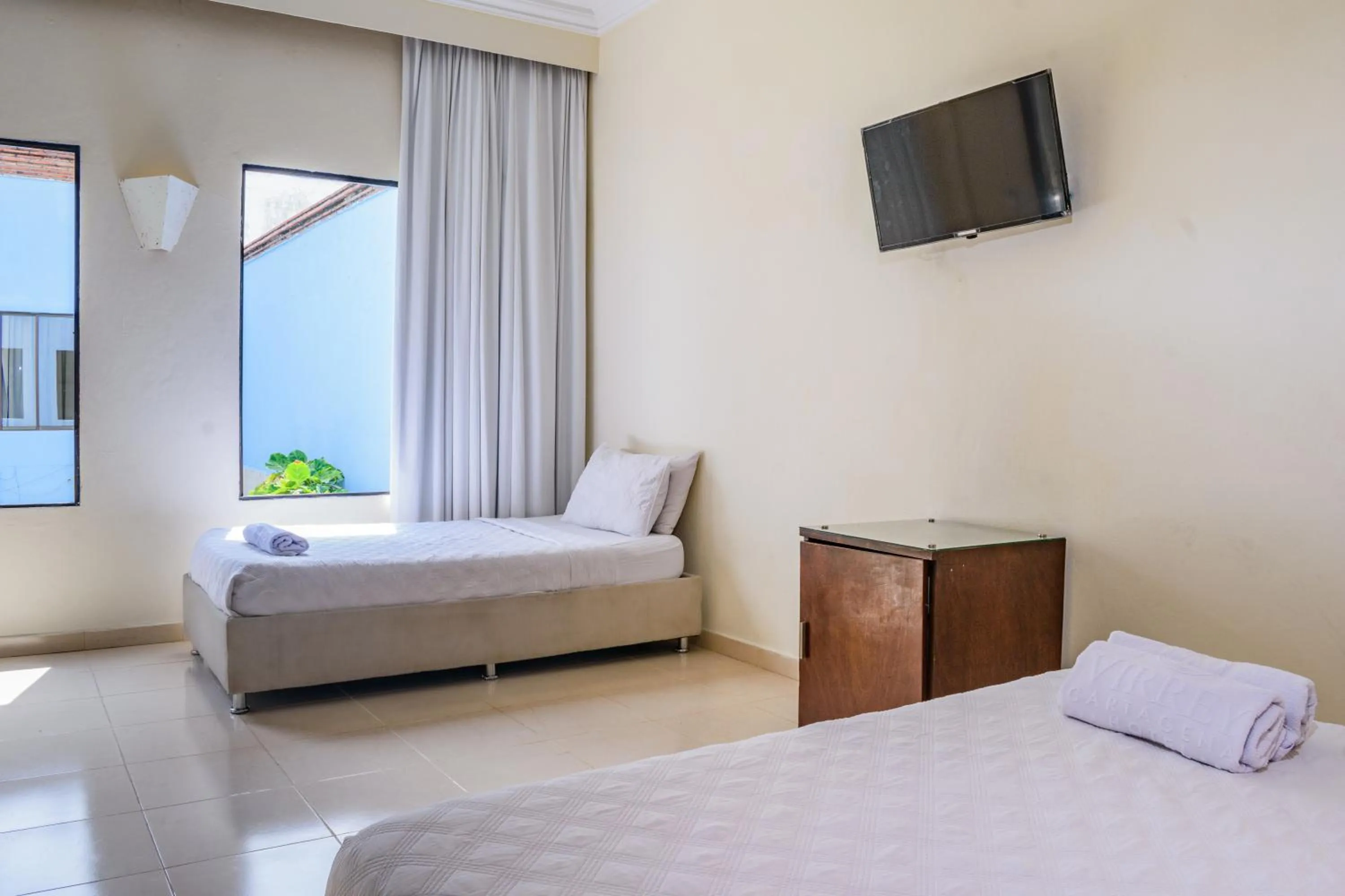 Bed in Hotel Virrey Cartagena