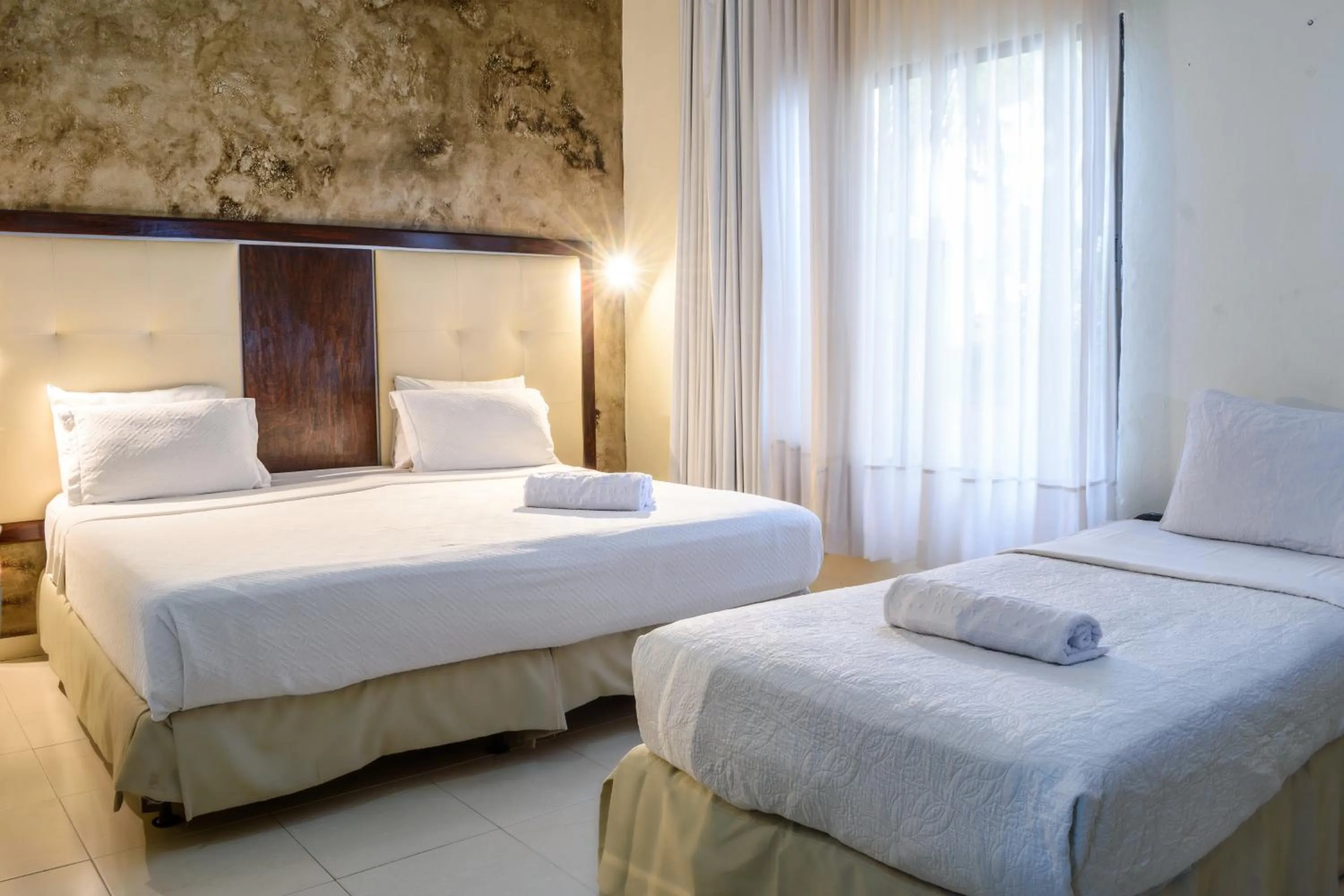 Bed in Hotel Virrey Cartagena