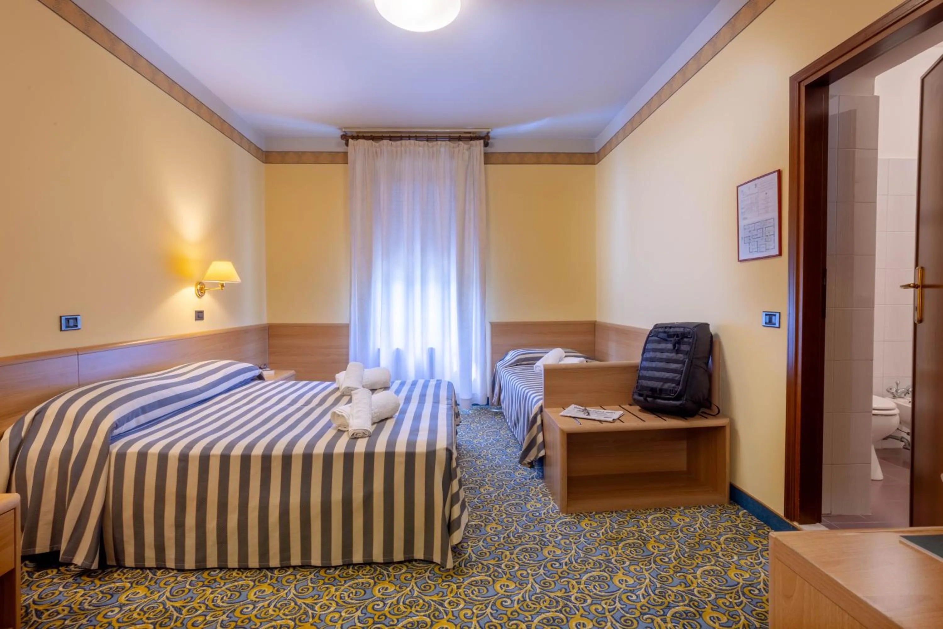 Bed in Hotel Giardinetto