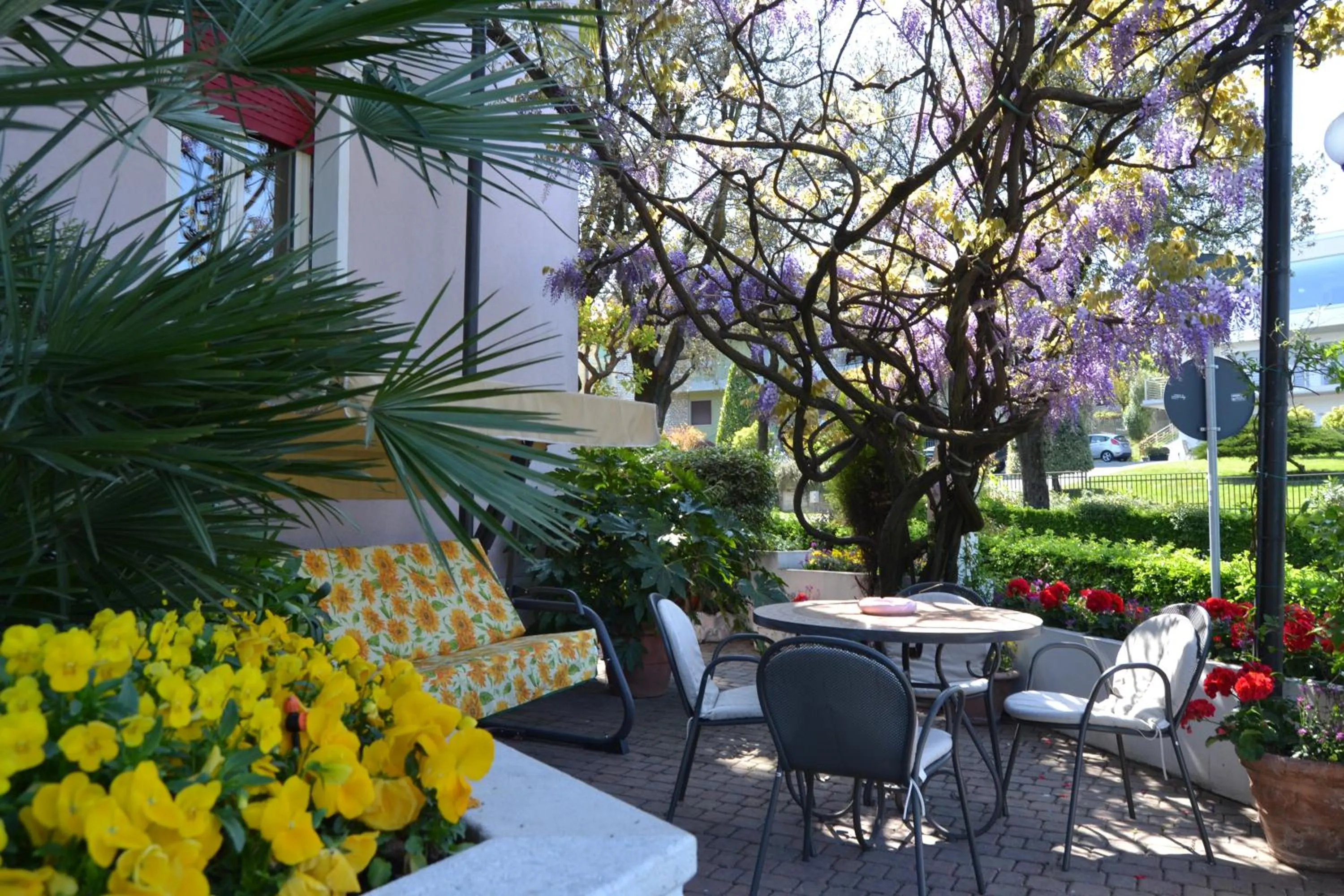 Patio in Hotel Giardinetto