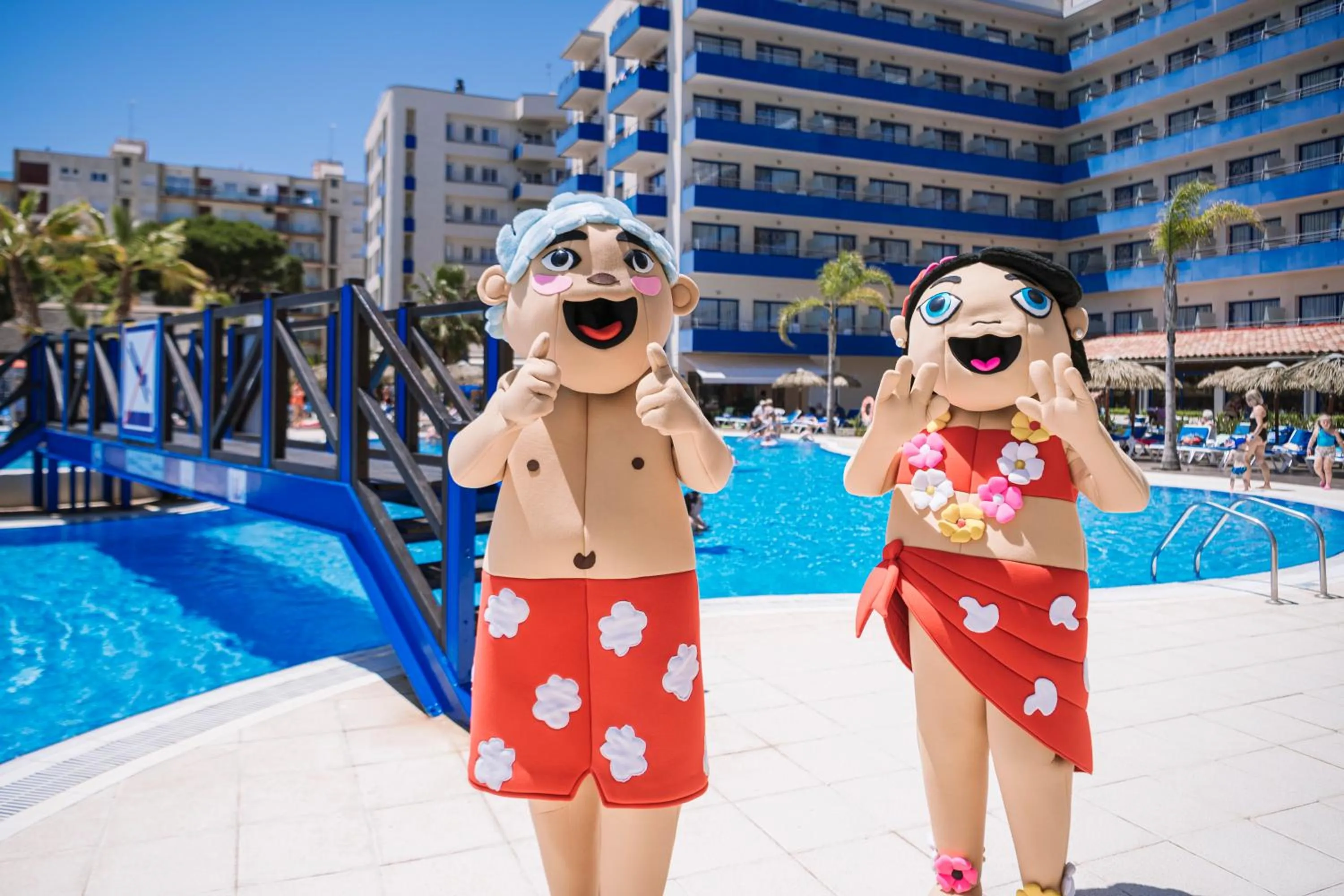 Aqua park in Hotel Tahití Playa