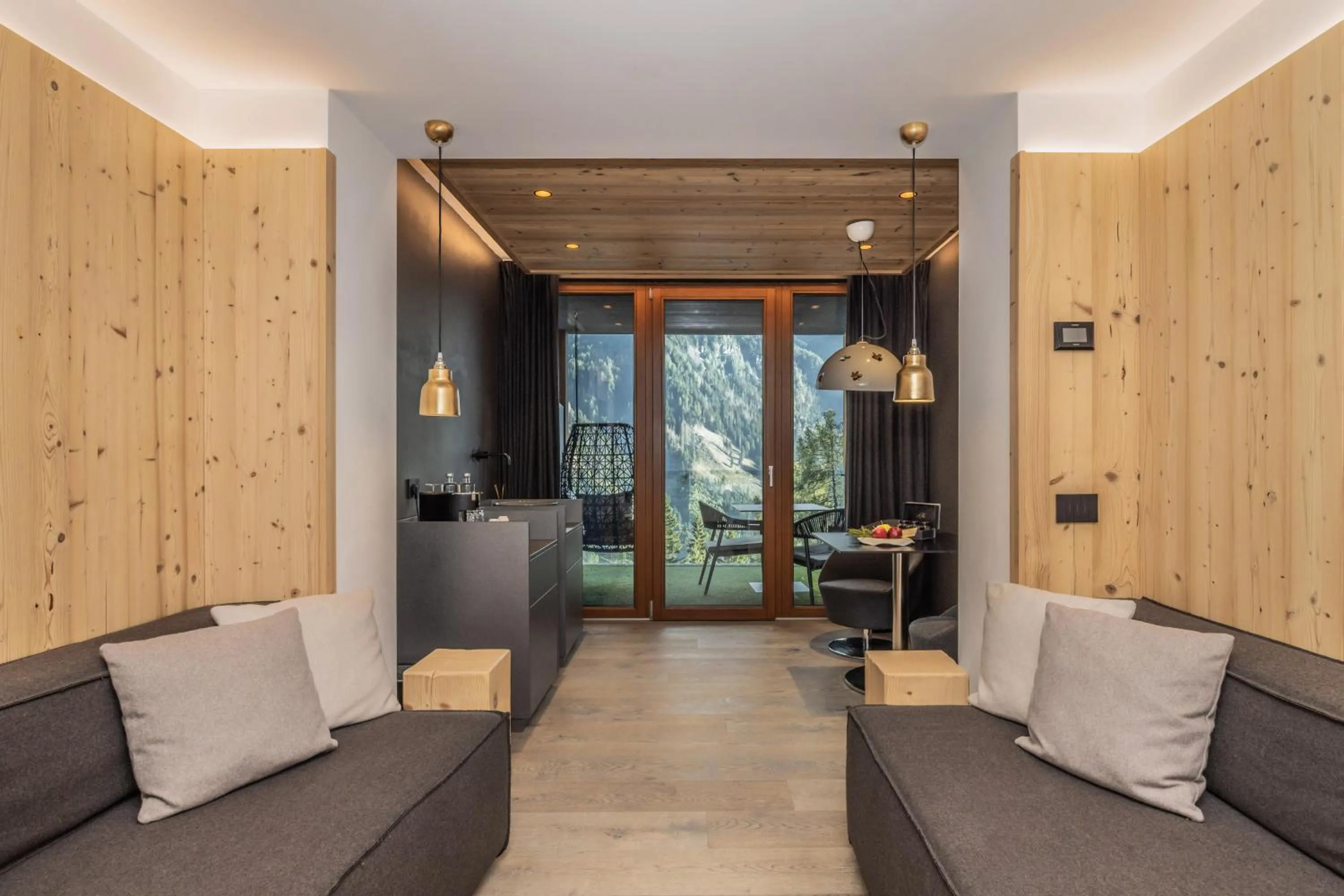 Seating area in Hotel Chalet Al Foss - Adults Only