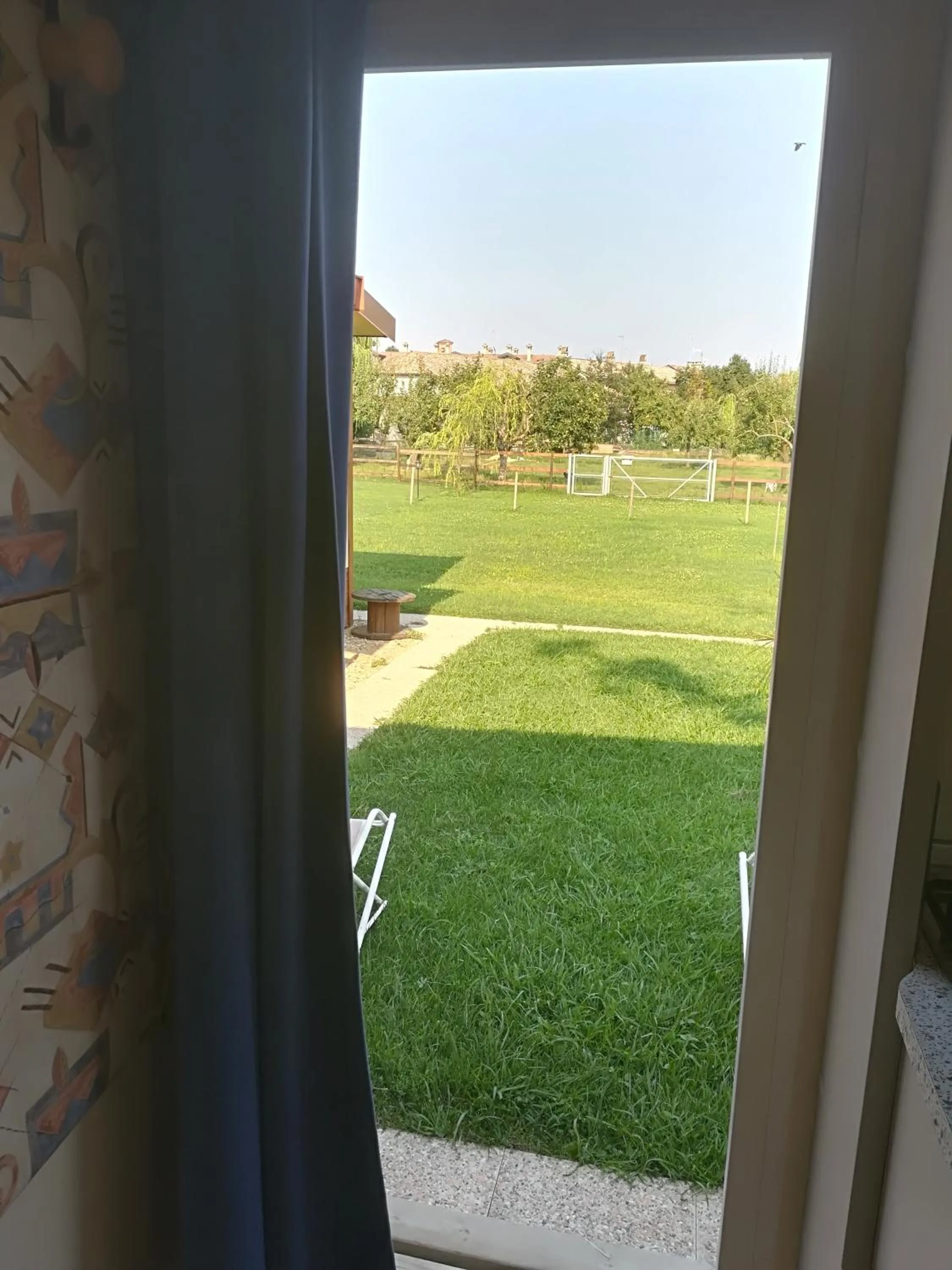 Garden view in Agri Village Pavia