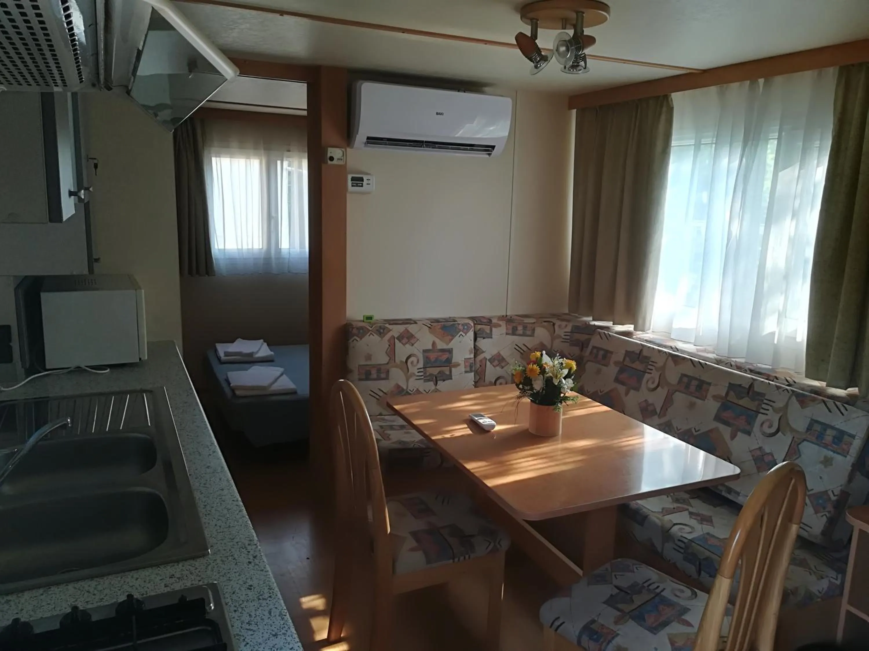 Dining area in Agri Village Pavia