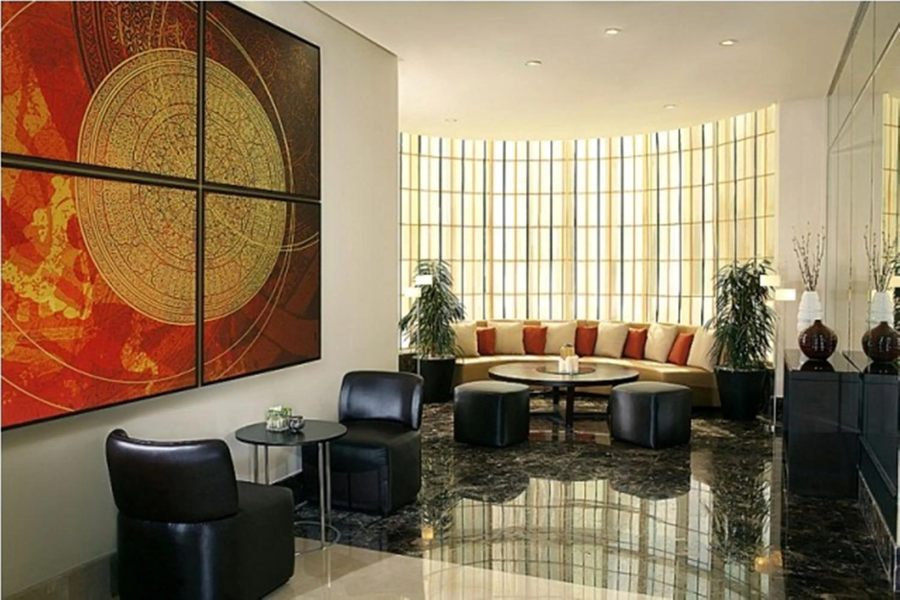 Lobby or reception in Safir Hotel Doha