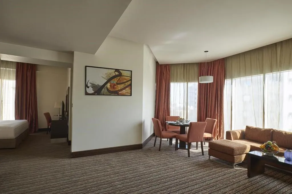 Bed in Safir Hotel Doha