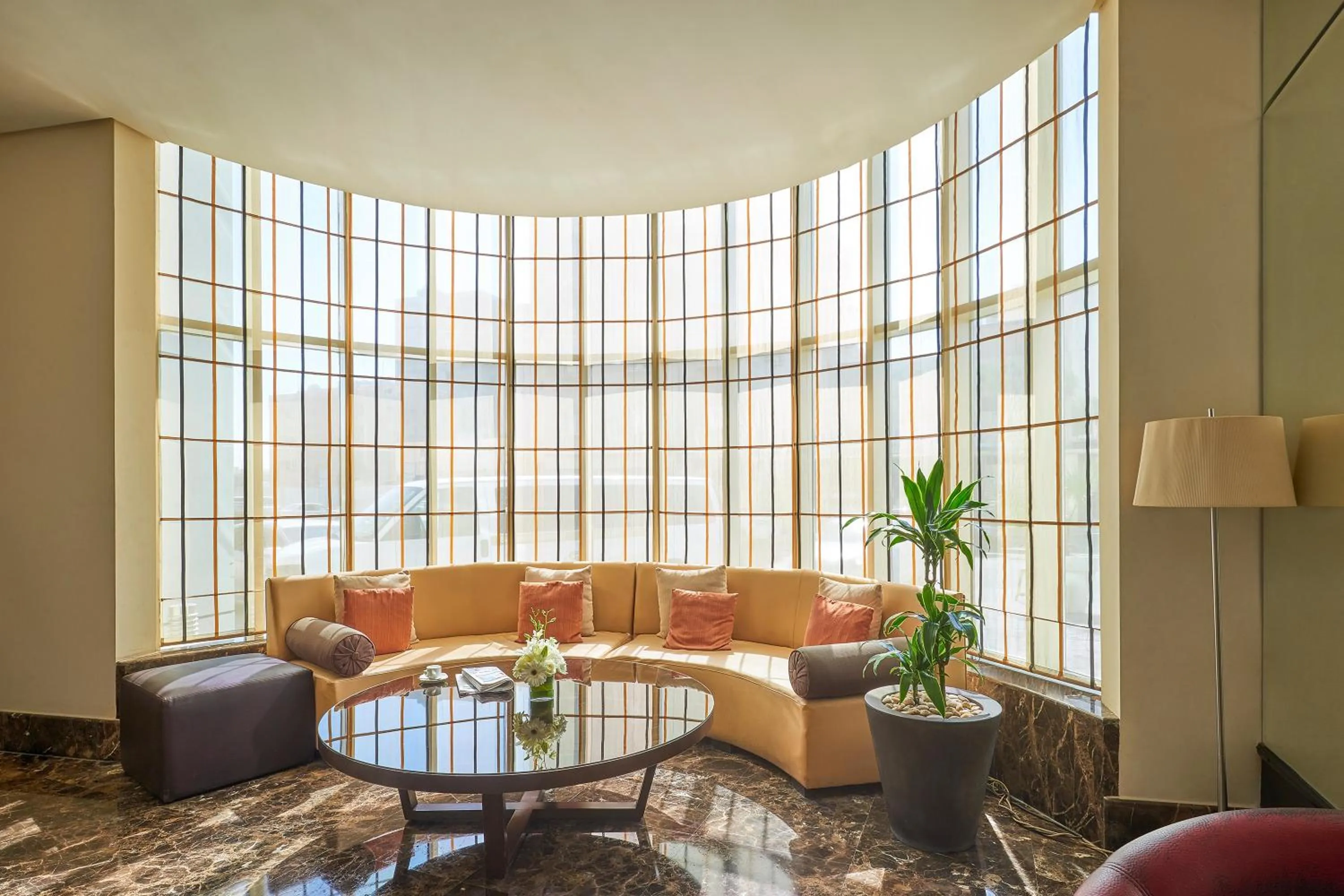 Lounge or bar in Safir Hotel Doha